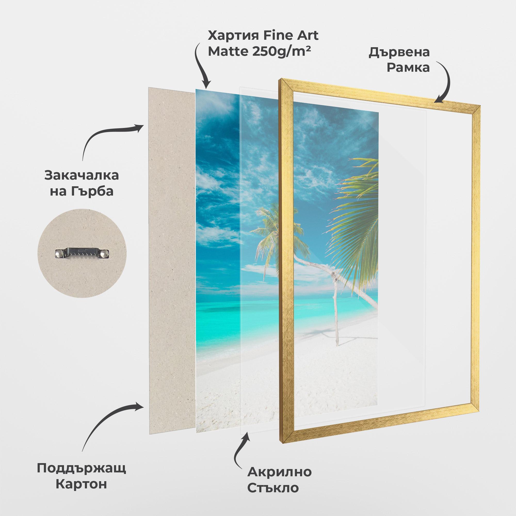 Рамкиран постер Day Palm mockup 1