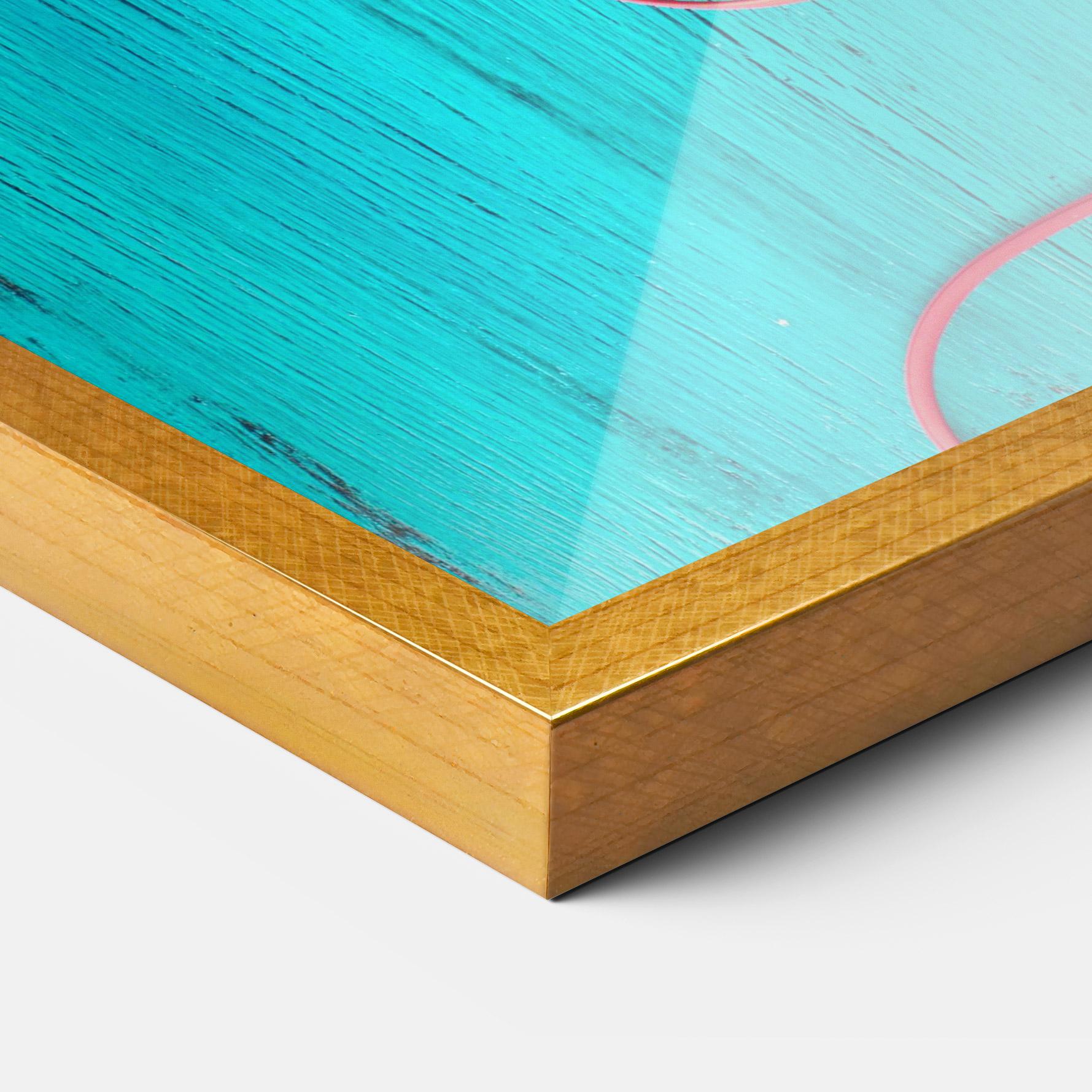 Рамкиран постер Blue Pineapple mockup 3