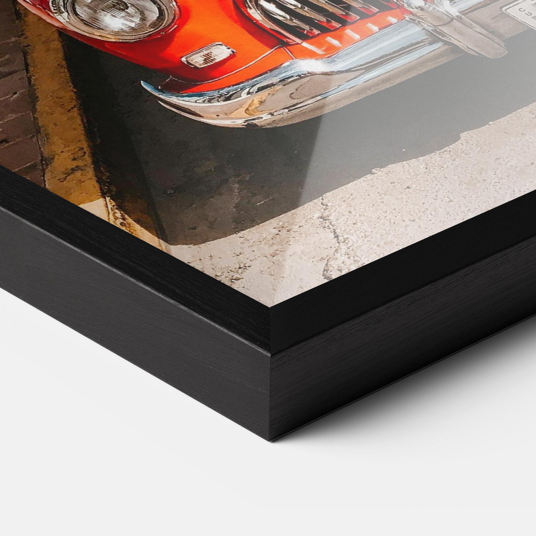 Рамкиран постер Red Summer Car mockup 3
