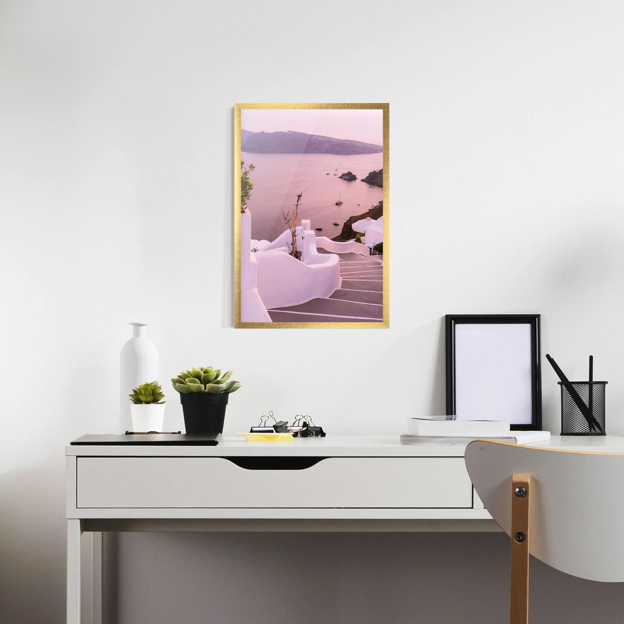 Рамкиран постер Grece Strairs mockup 7