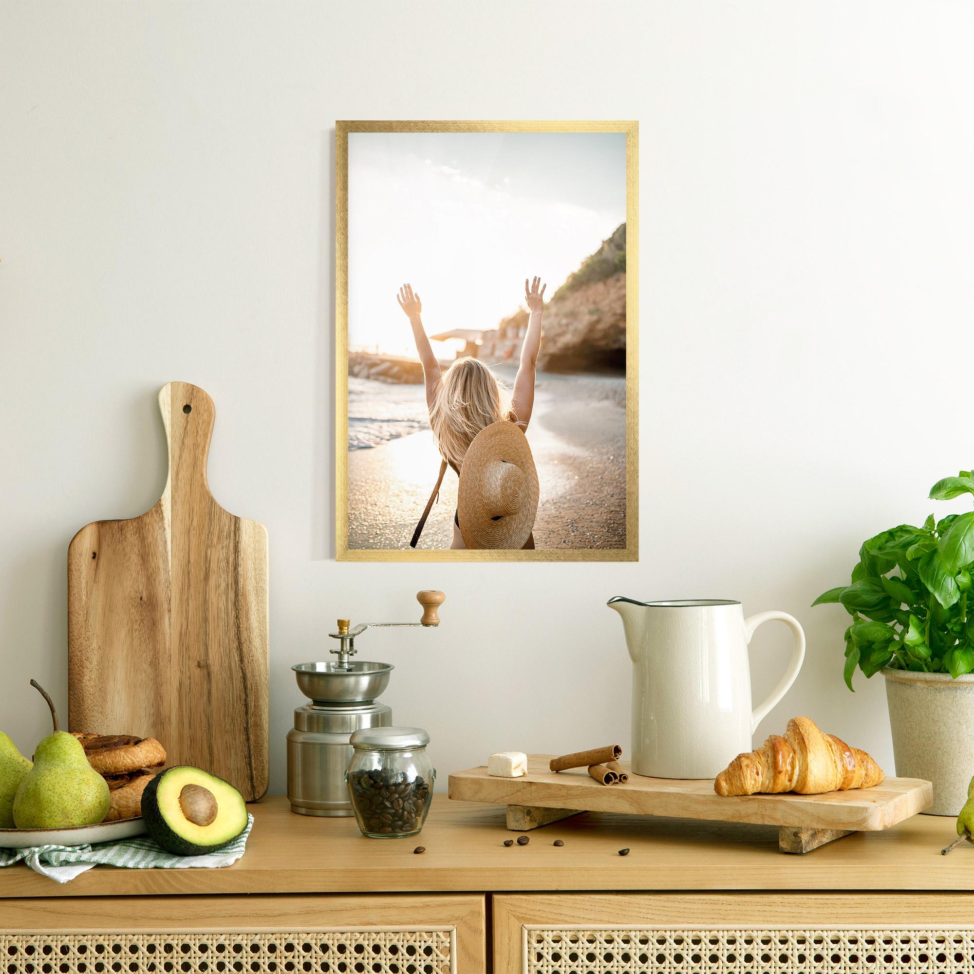 Рамкиран постер Turkey Sea mockup 8