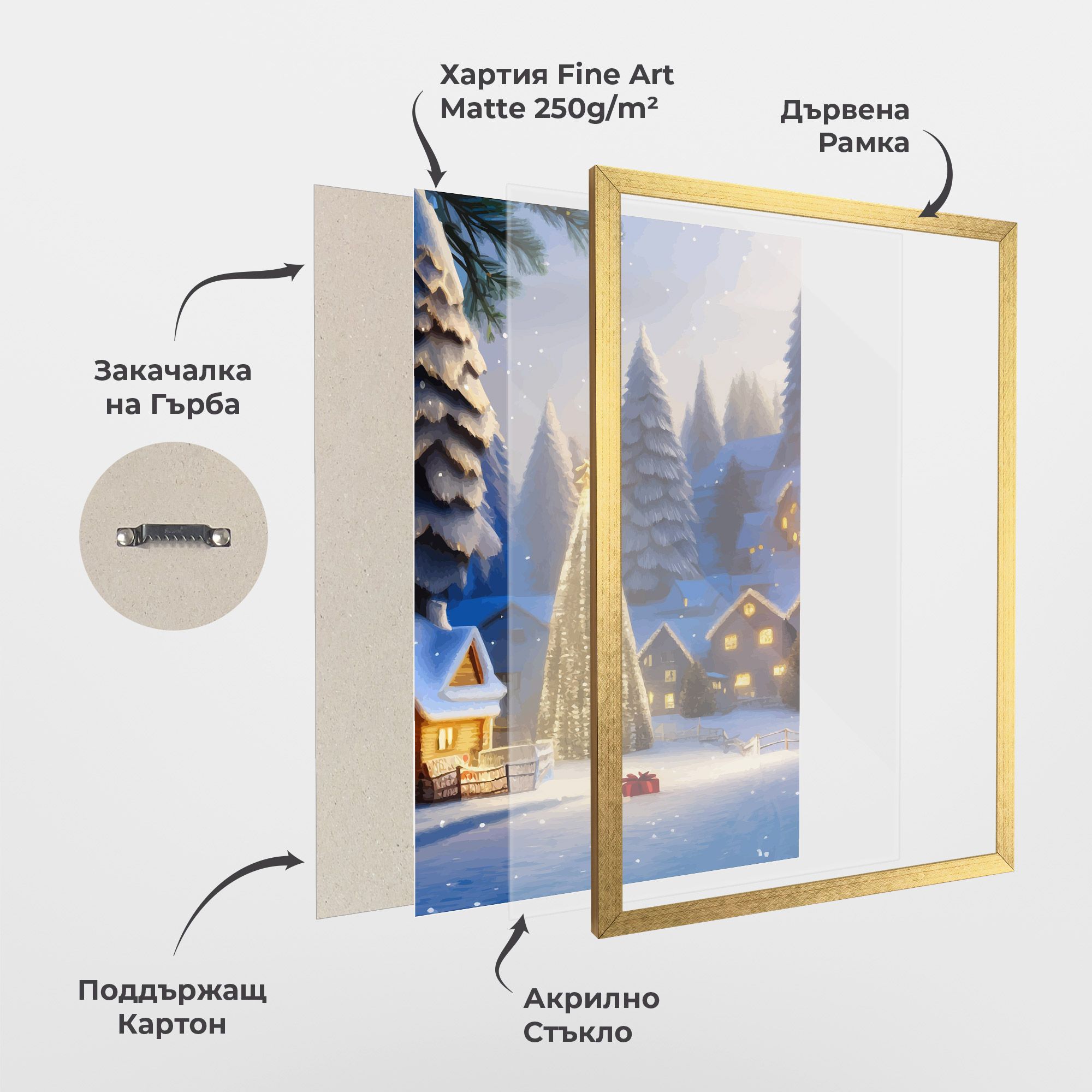 Fairy Tale Christmas House mockup 1