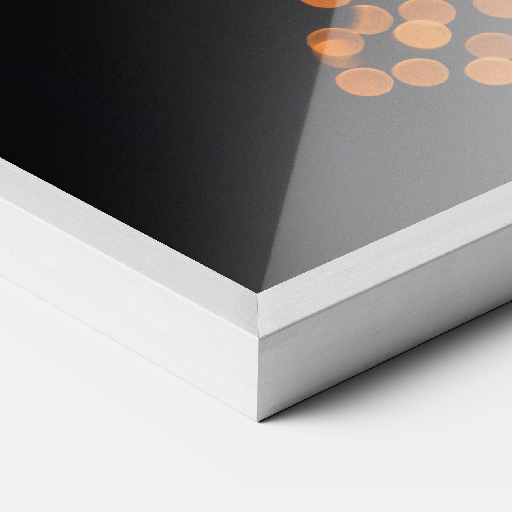 Рамкиран постер Christmas Lights mockup 3