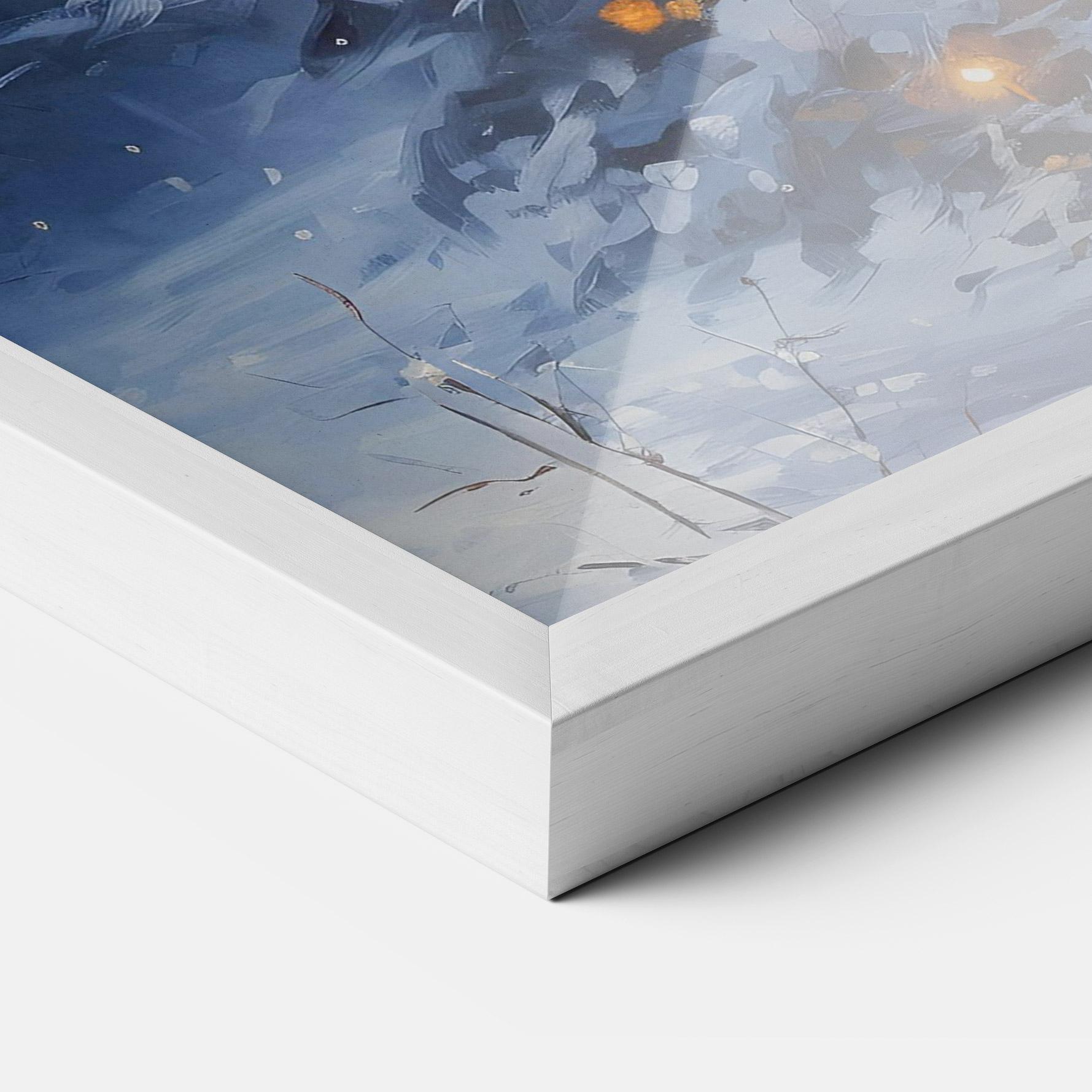 Рамкиран постер Tall Slender Tree mockup 3