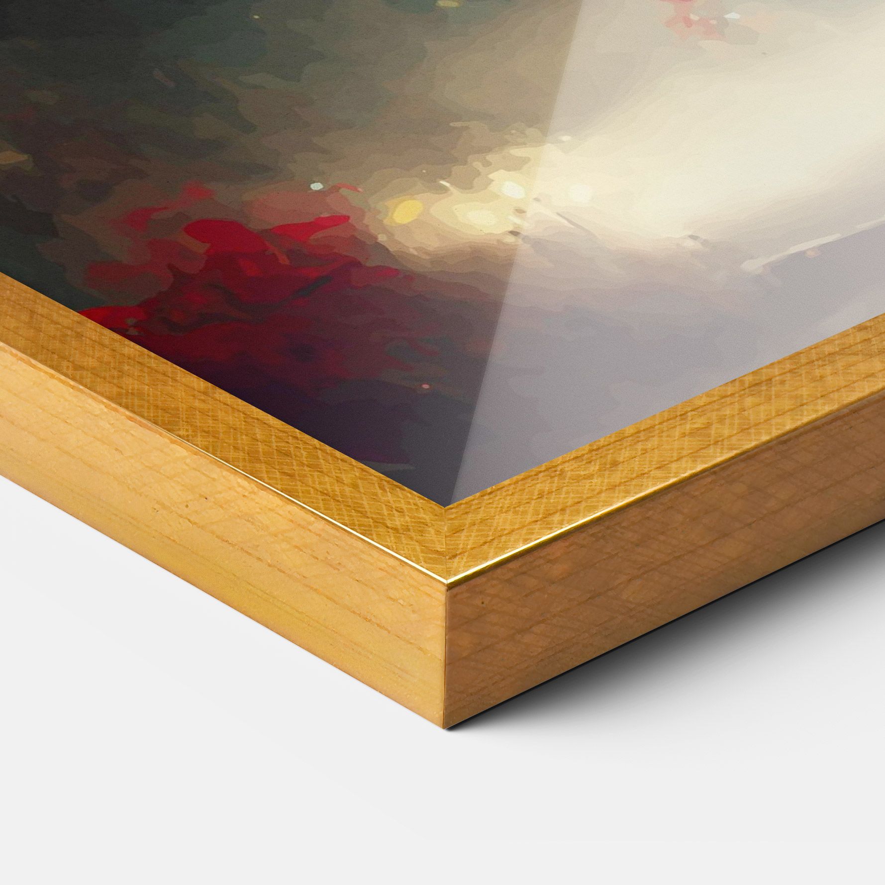 Snow Trees With Lights mockup 3