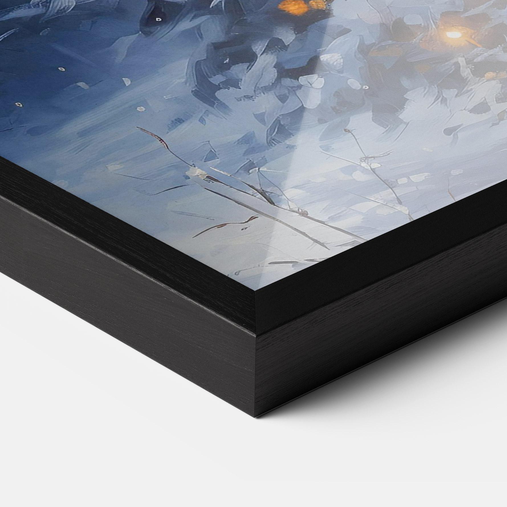 Рамкиран постер Tall Slender Tree mockup 3