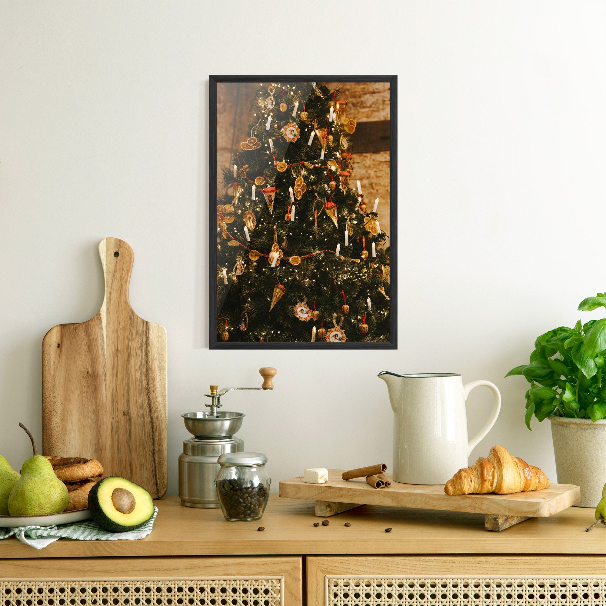 Orange Christmas Decor mockup 8