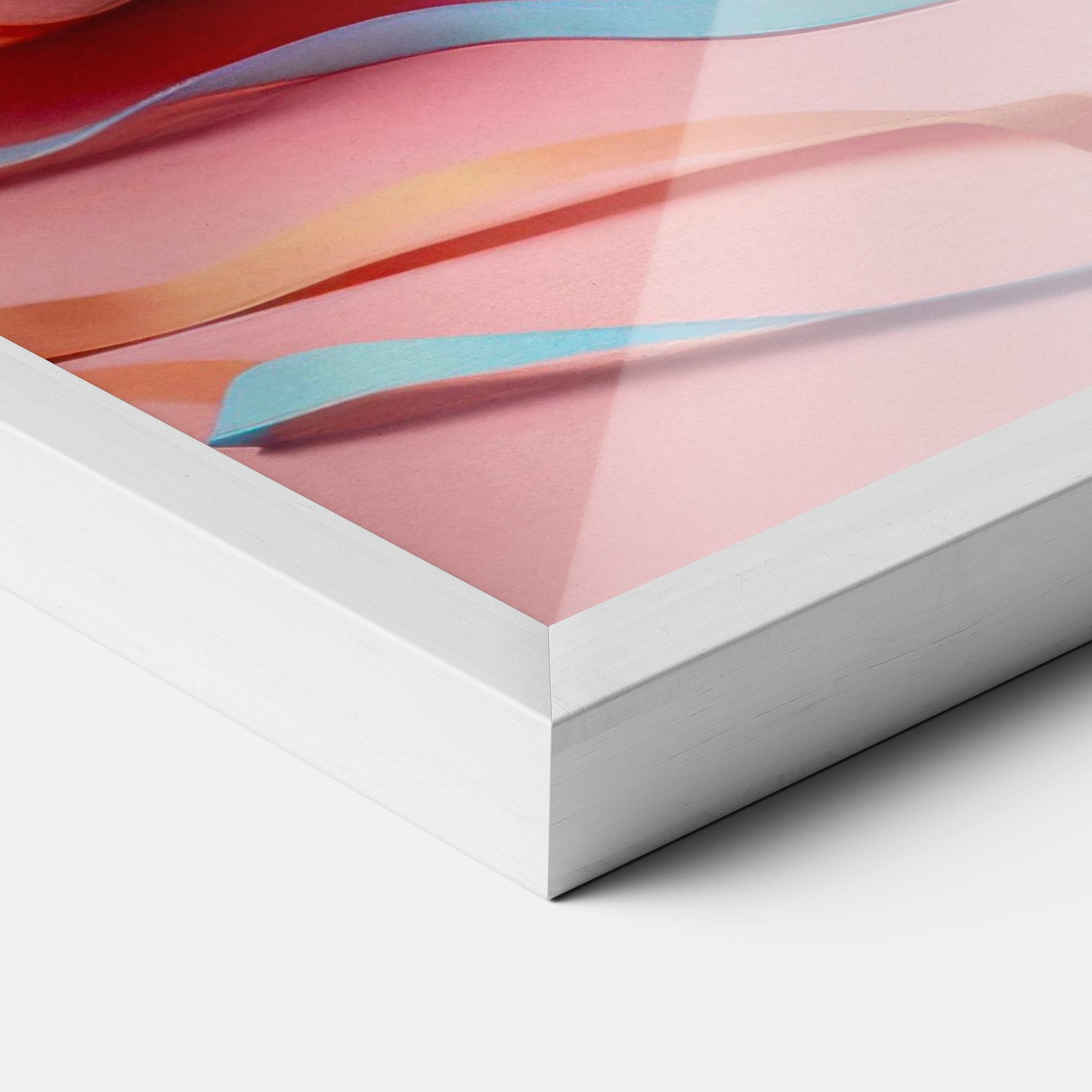 Рамкиран постер Easter Eggs Ribbons mockup 3