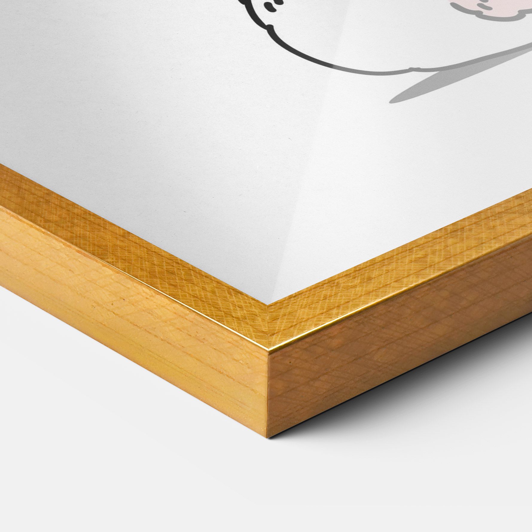 Cute Spring Bunny mockup 3