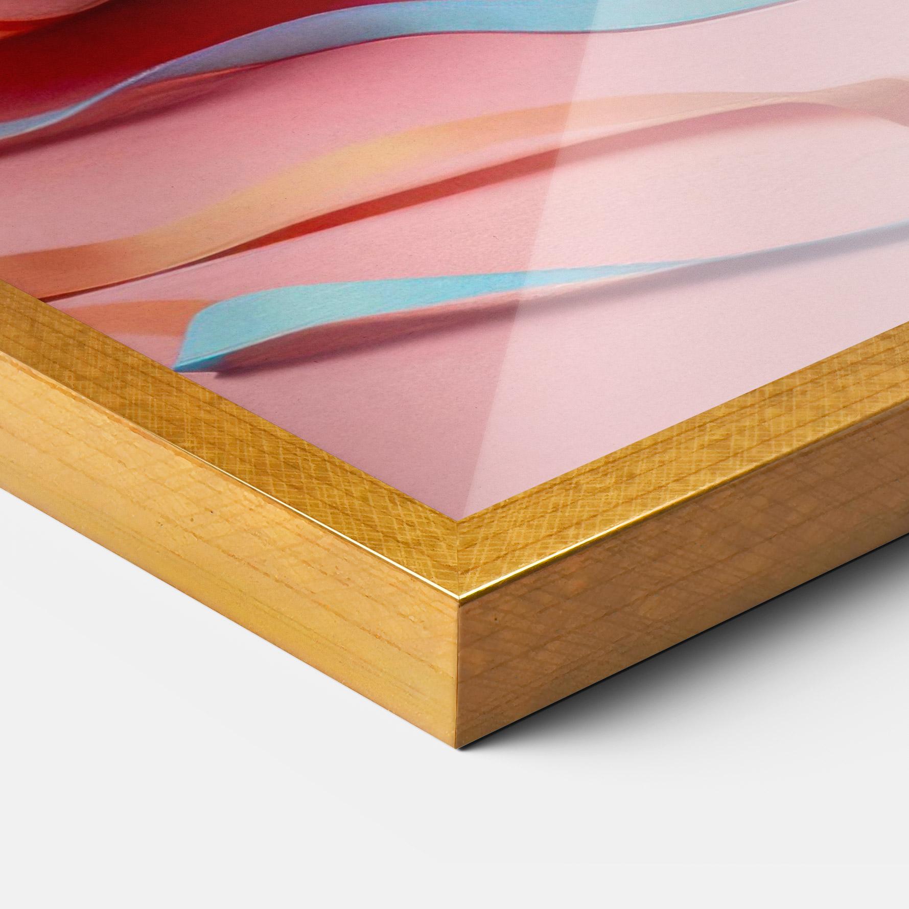 Рамкиран постер Easter Eggs Ribbons mockup 3