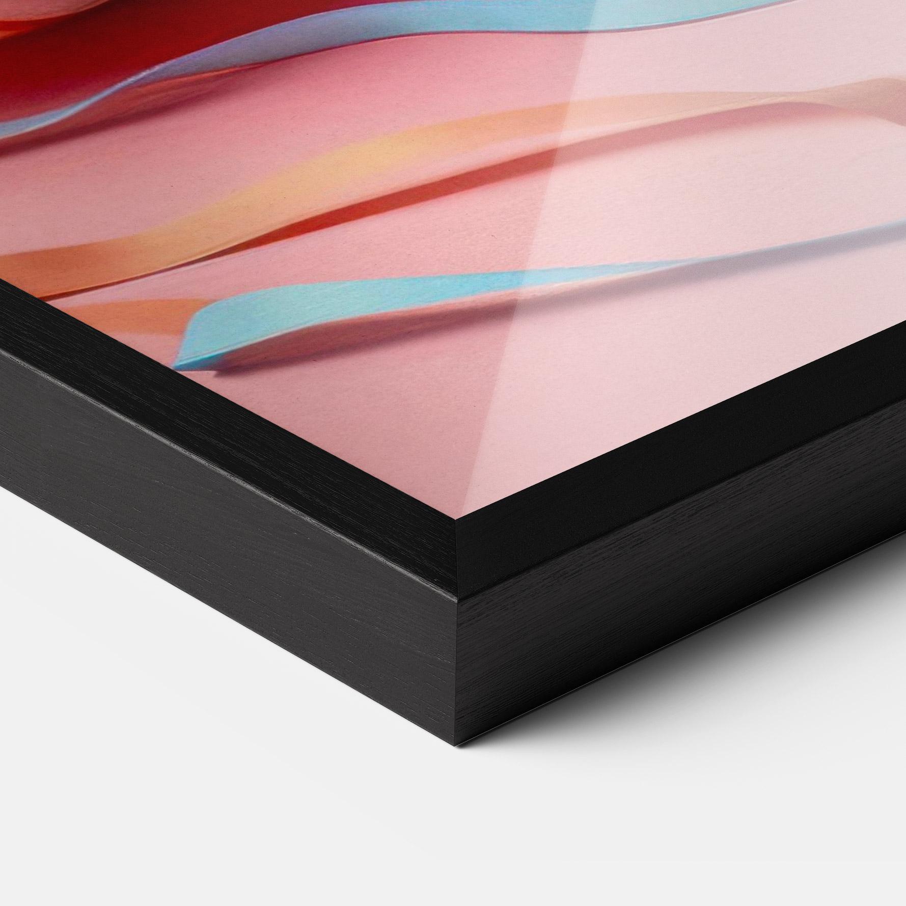 Рамкиран постер Easter Eggs Ribbons mockup 3