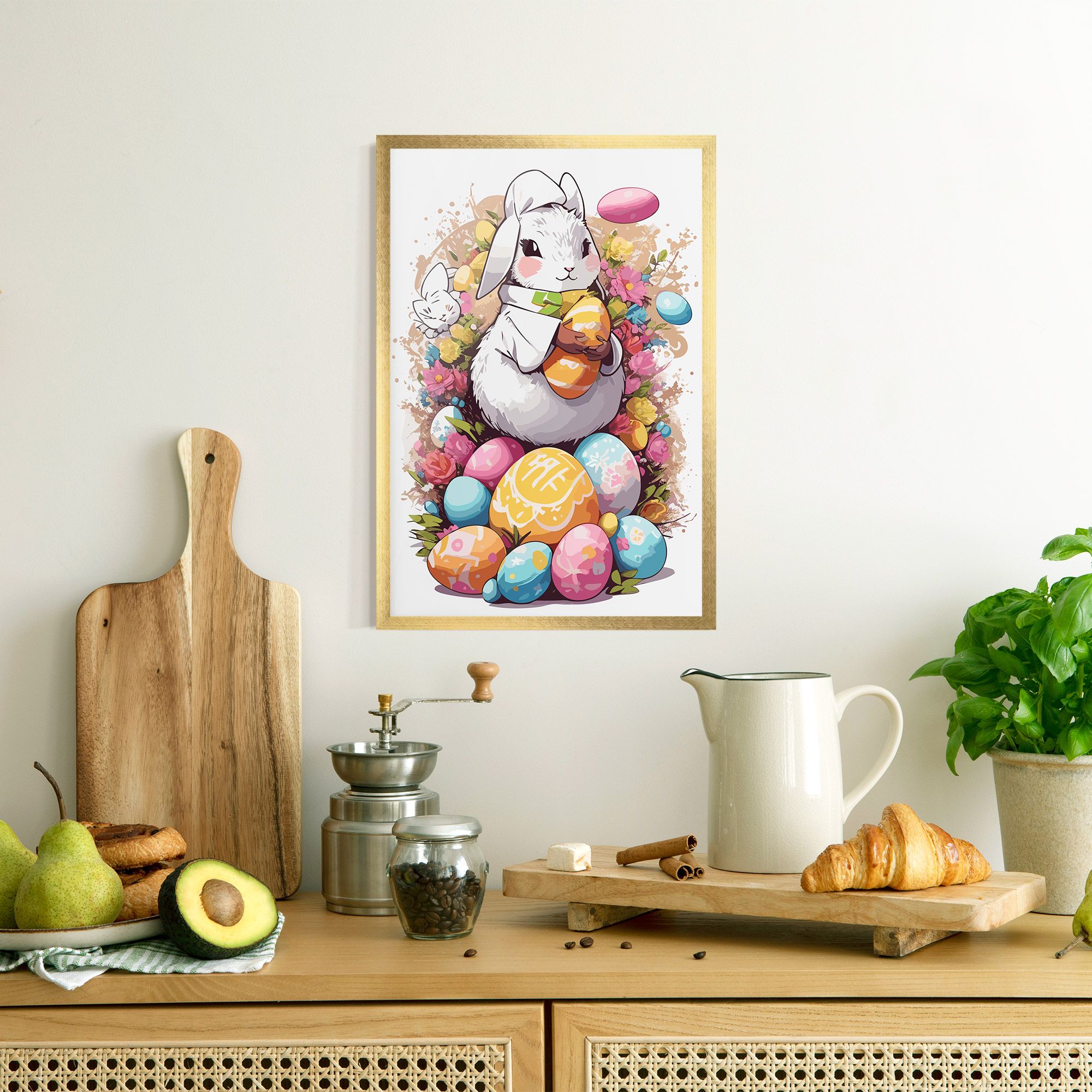 White Easter Bunny mockup 8