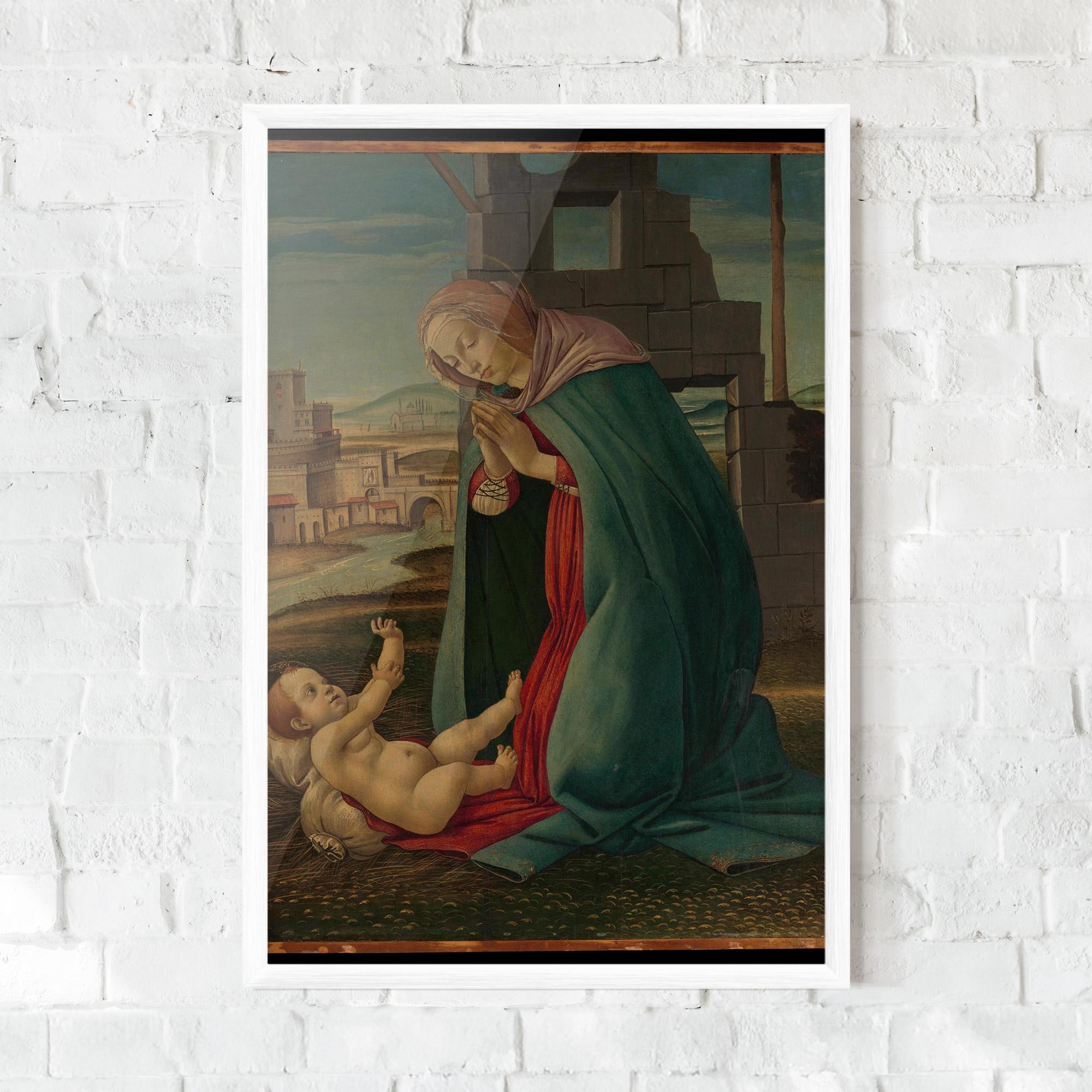 Рамкиран постер Praying For Baby mockup 0