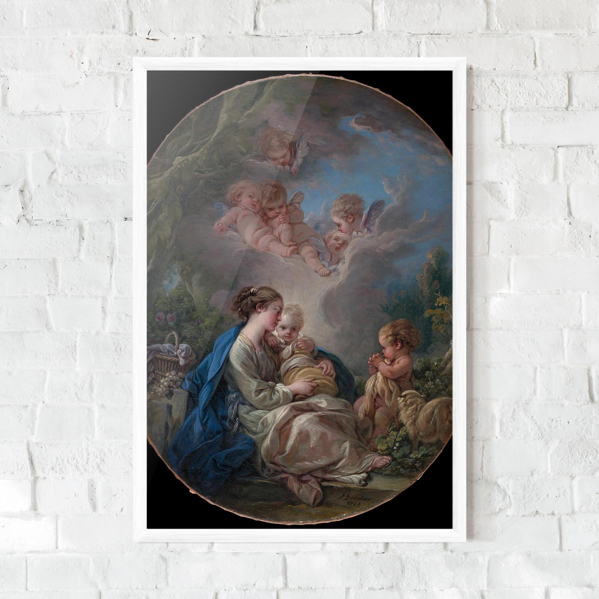 Рамкиран постер Religious Circle mockup 0