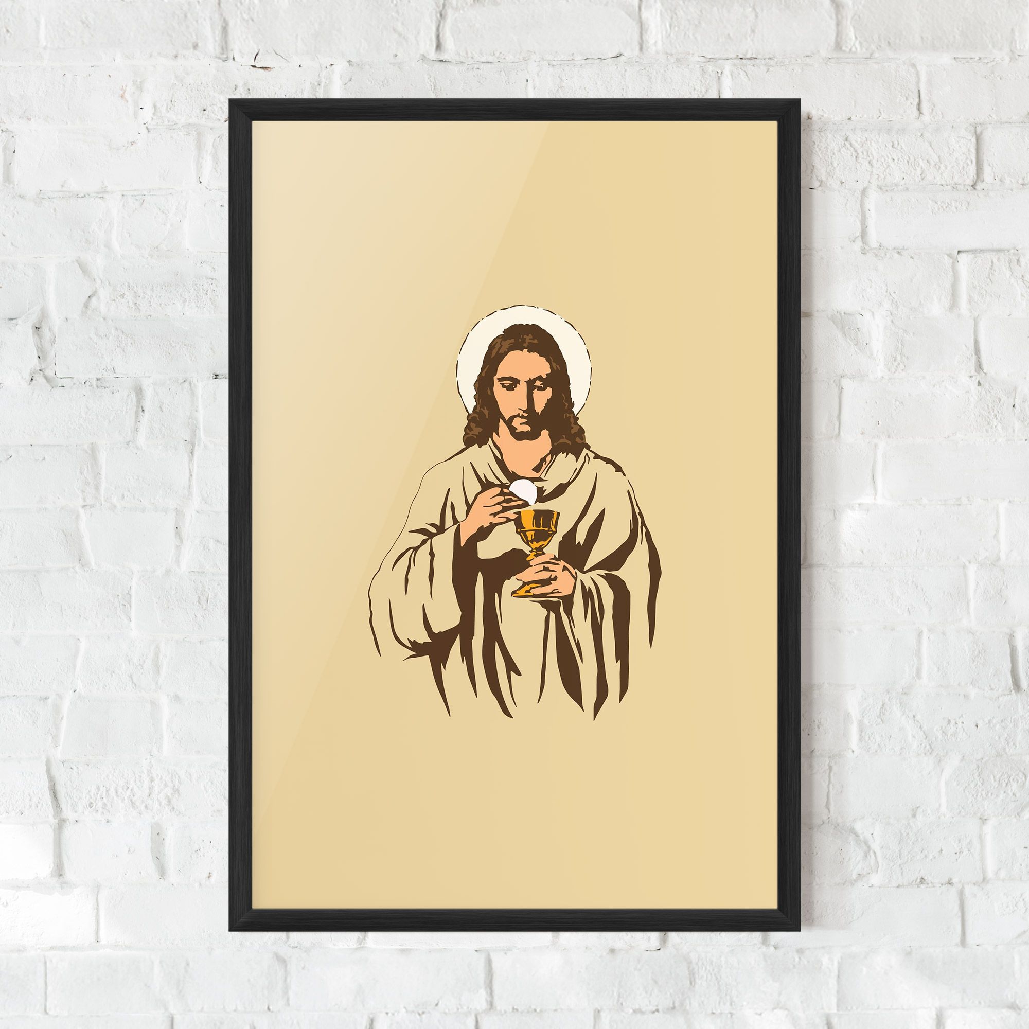 Cream Jesus mockup 0