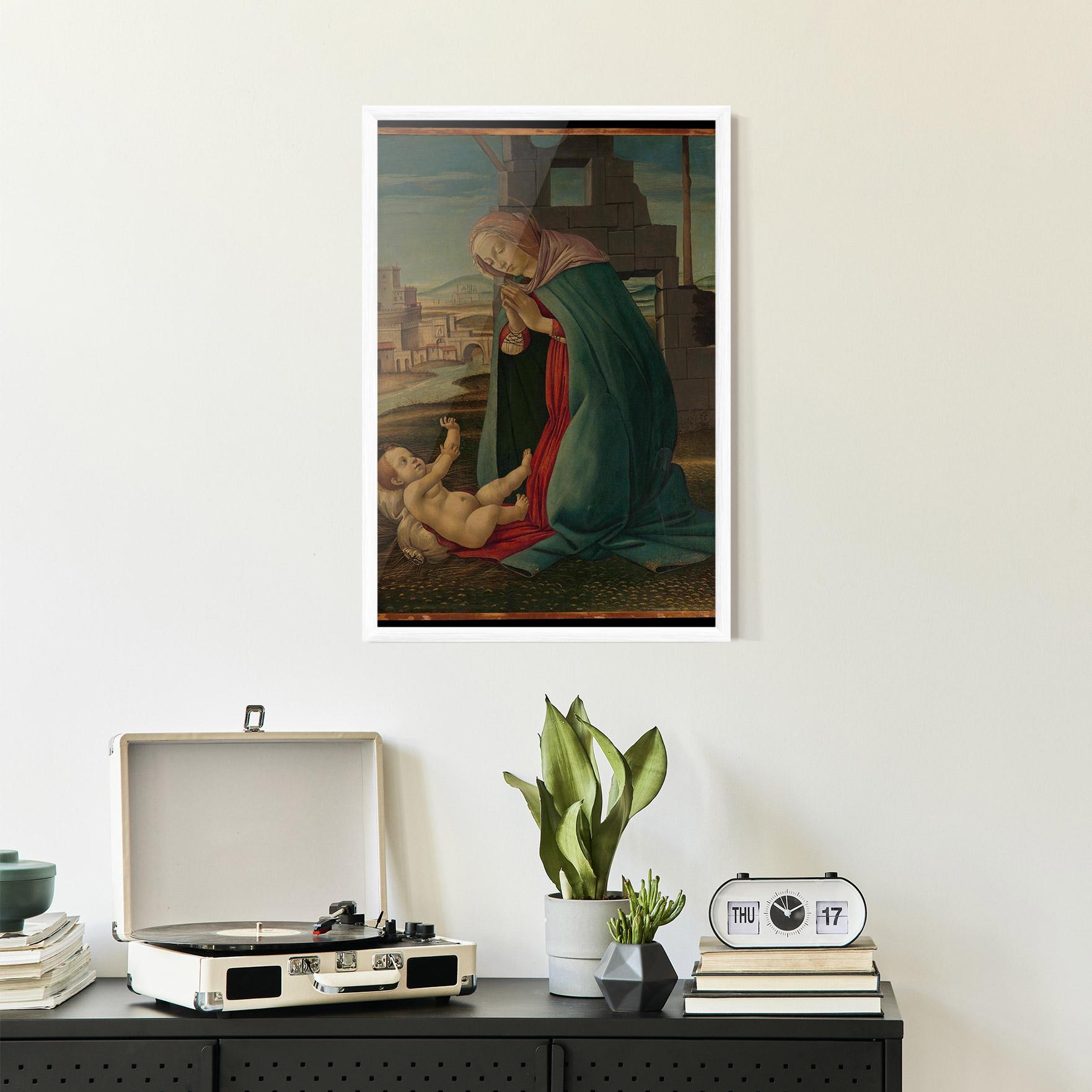 Рамкиран постер Praying For Baby mockup 2