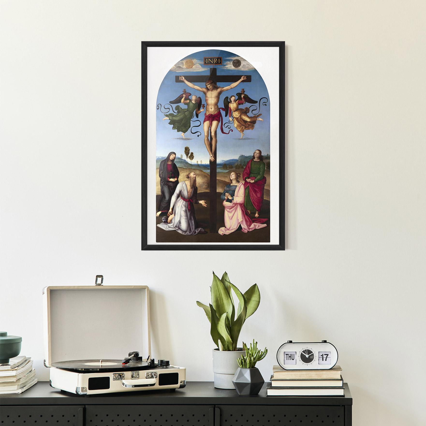 Рамкиран постер Blue Sky Jesus mockup 2