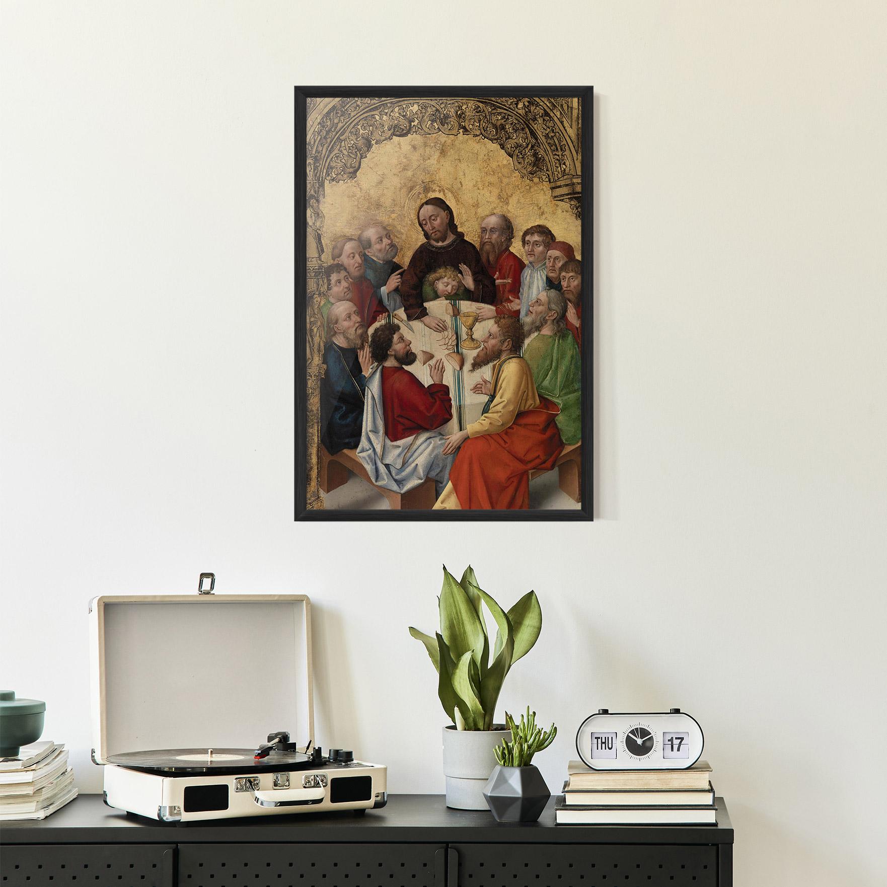 Рамкиран постер Old Religious Art mockup 2