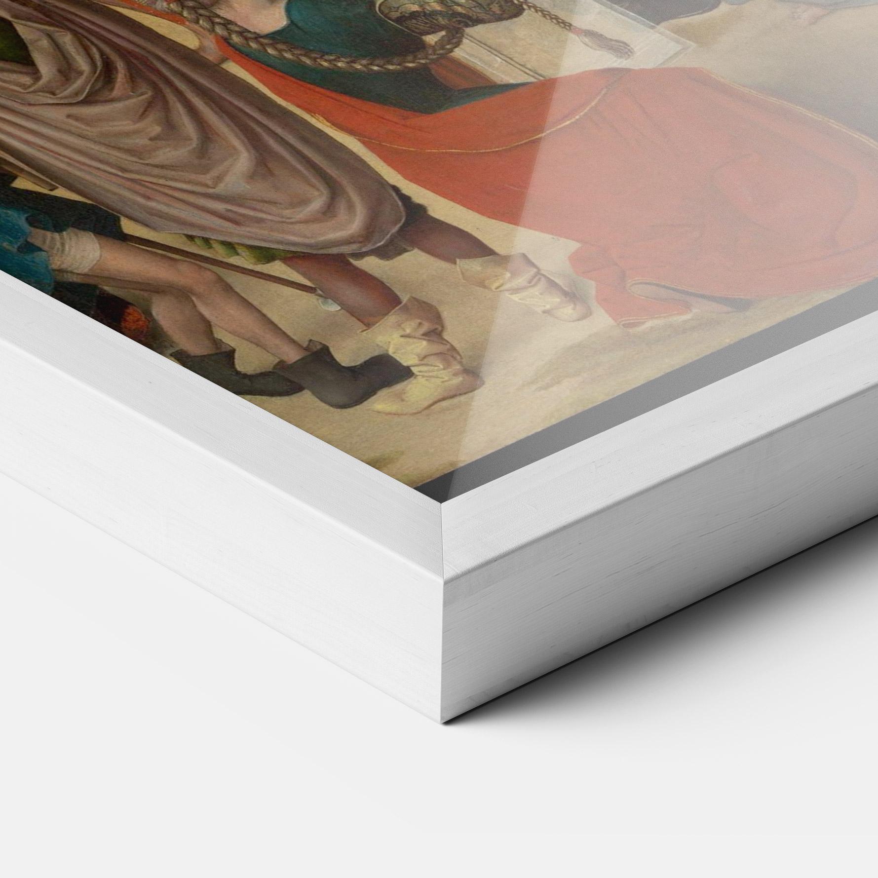 Рамкиран постер People Holding Cross mockup 3