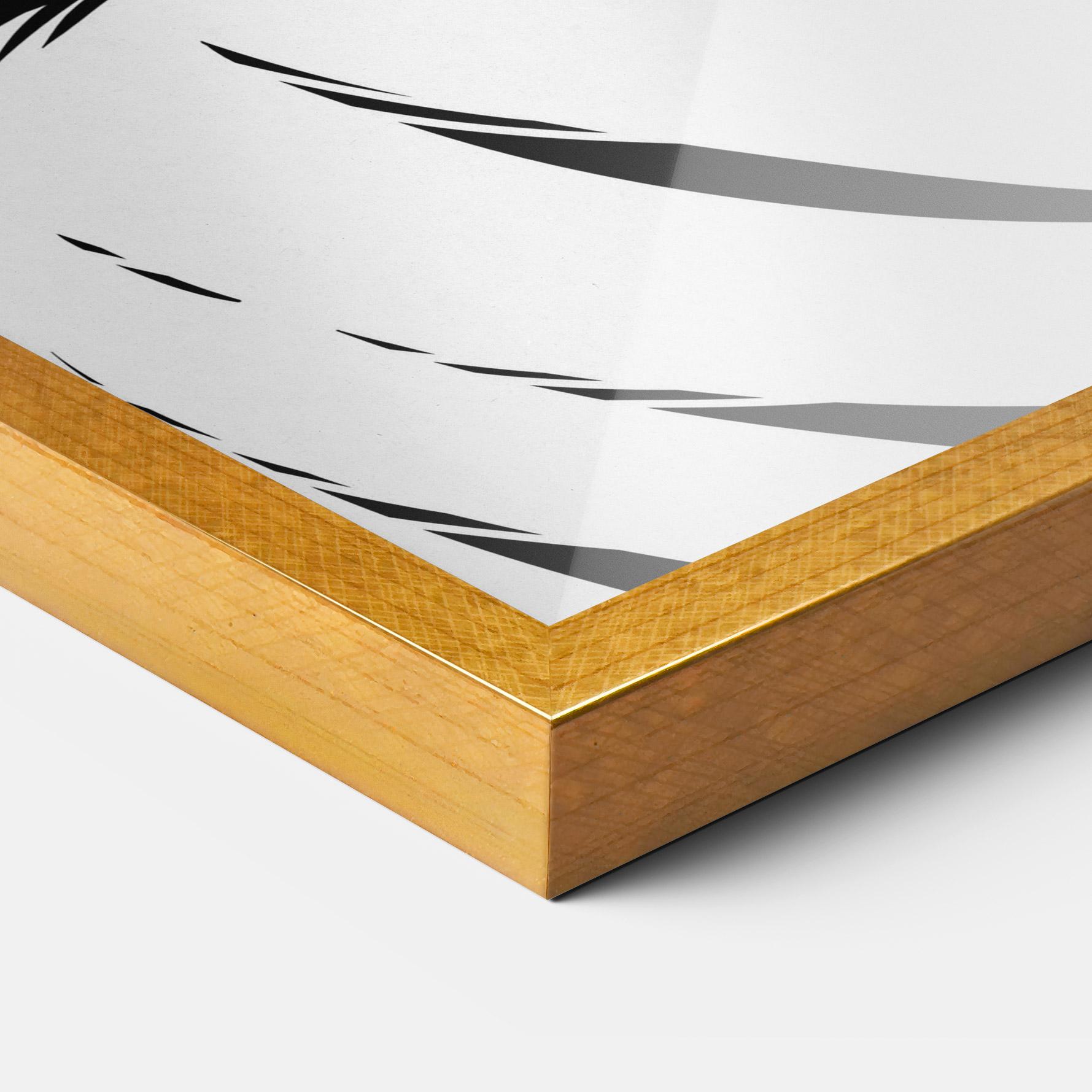 Рамкиран постер Black White Jesus mockup 3