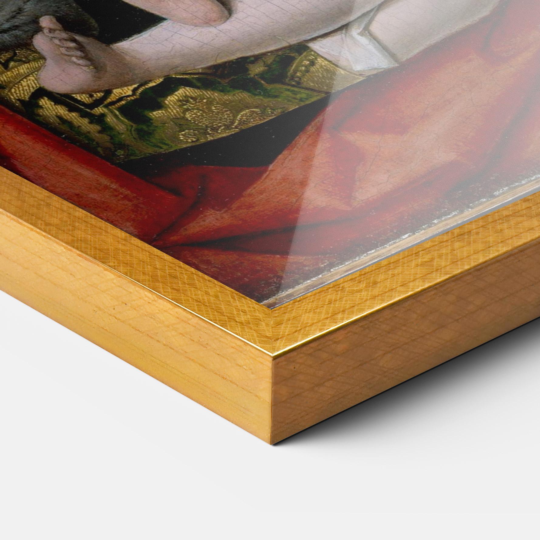 Рамкиран постер Little Religious Baby mockup 3