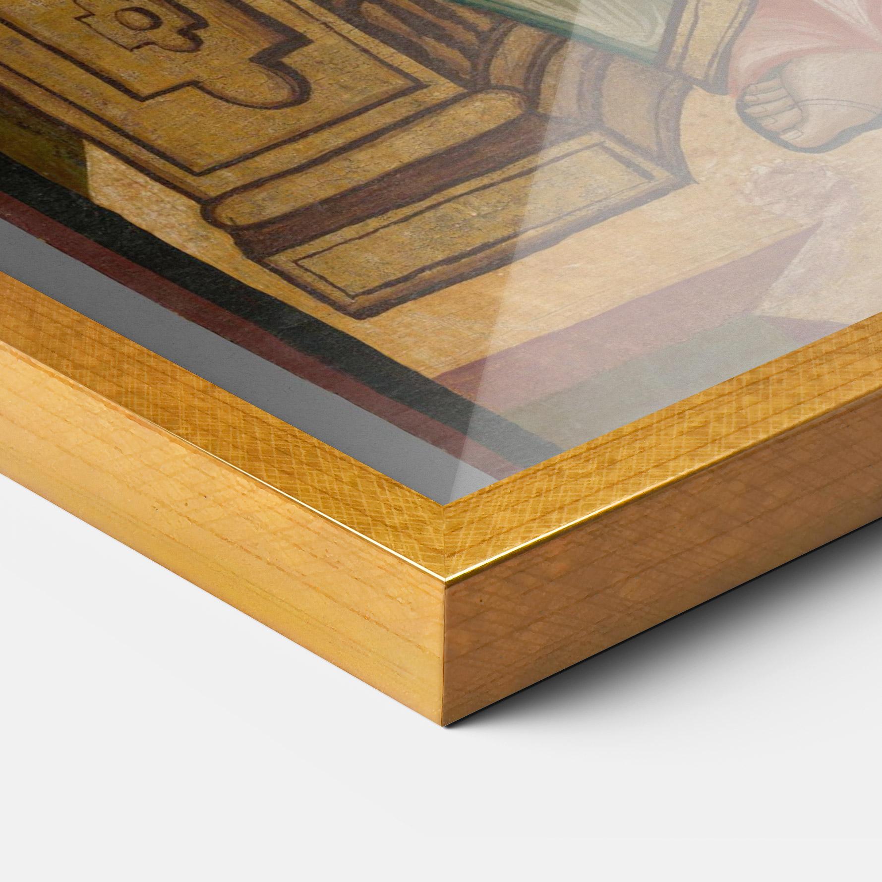 Рамкиран постер Religious Reading mockup 3