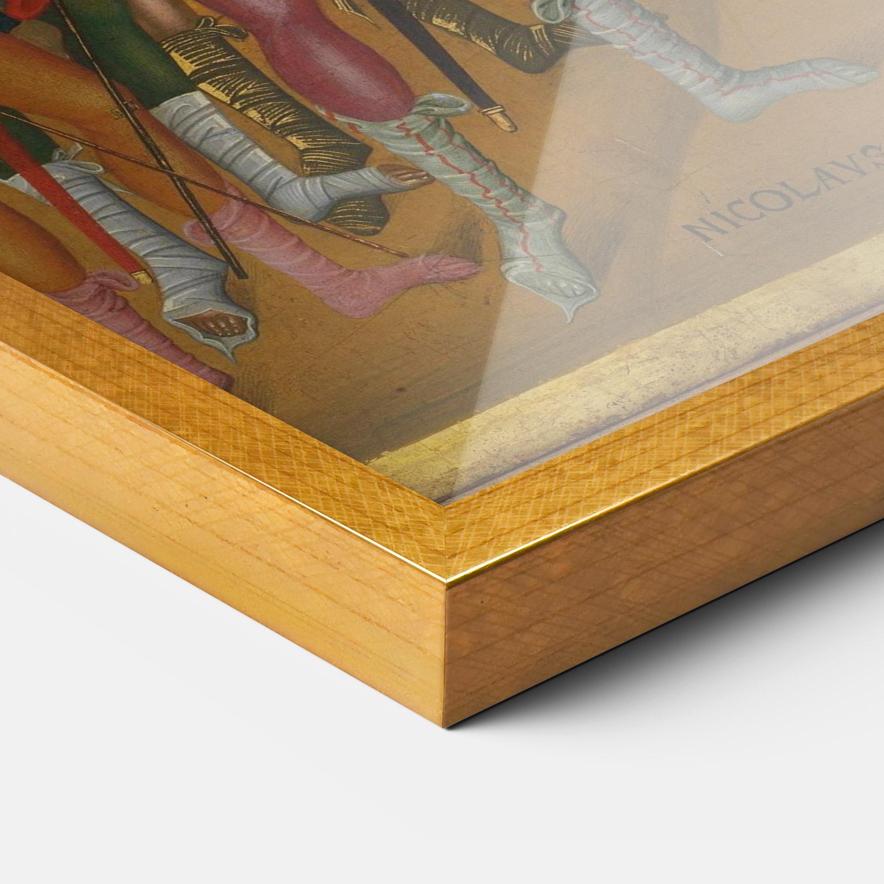 Рамкиран постер Walking With Cross mockup 3