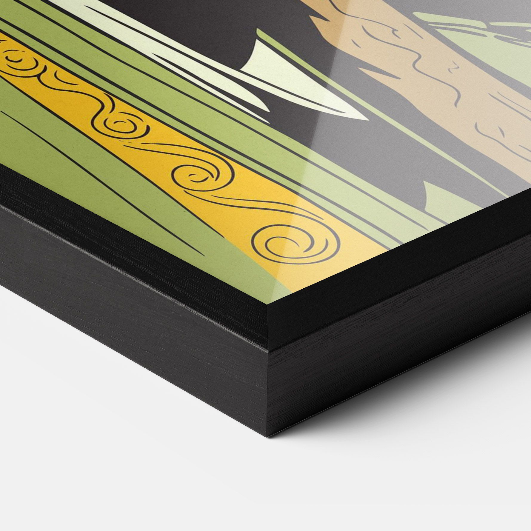 Green Jesus mockup 3