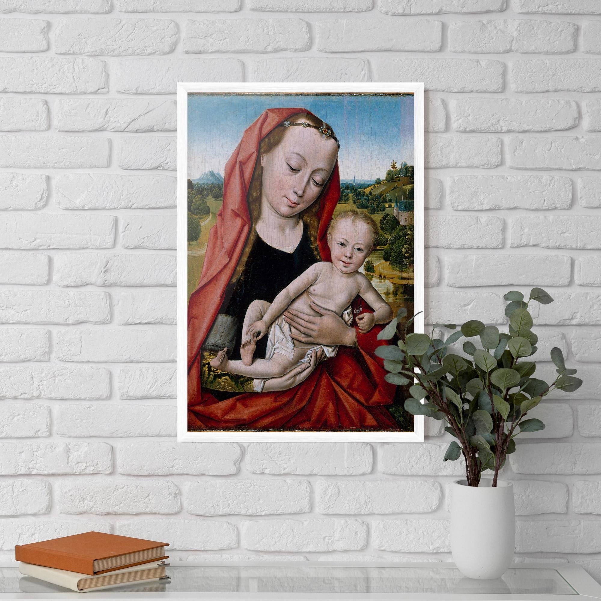Рамкиран постер Little Religious Baby mockup 5