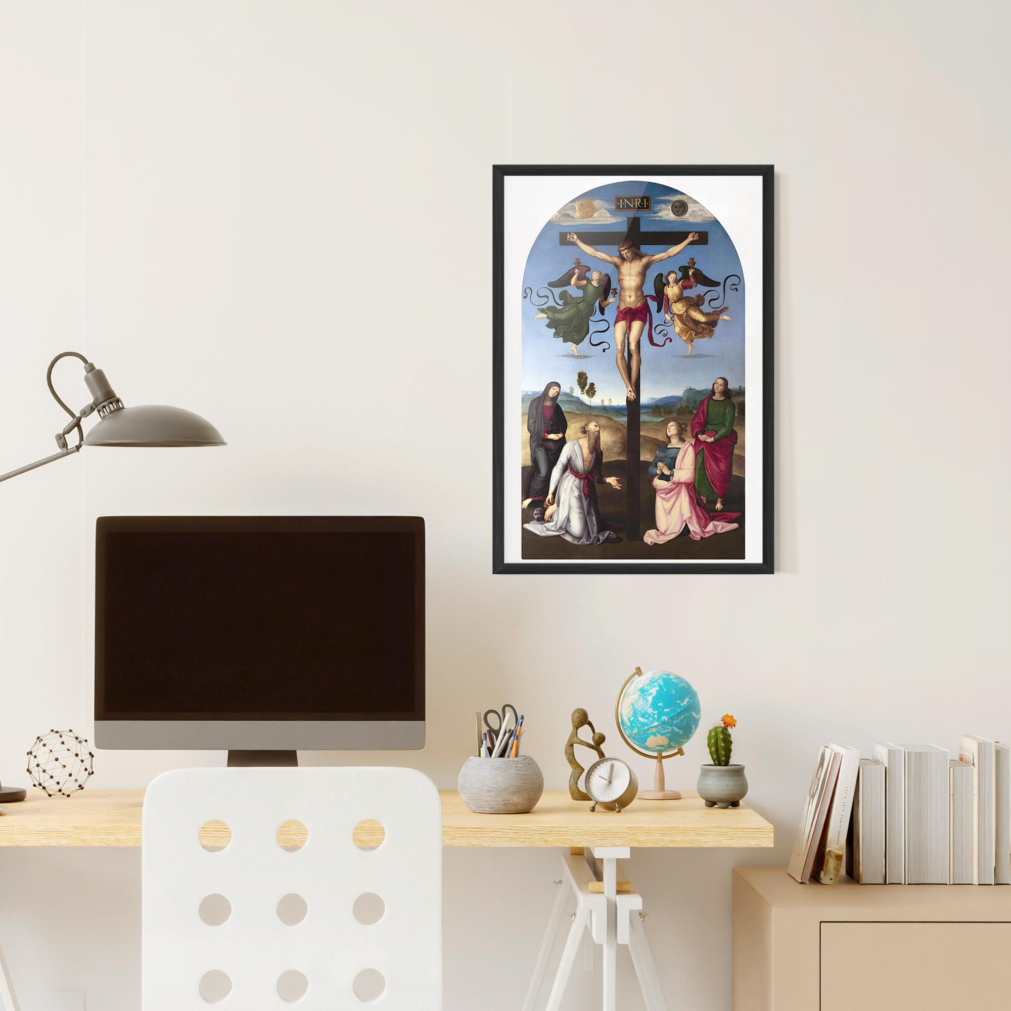 Рамкиран постер Blue Sky Jesus mockup 6