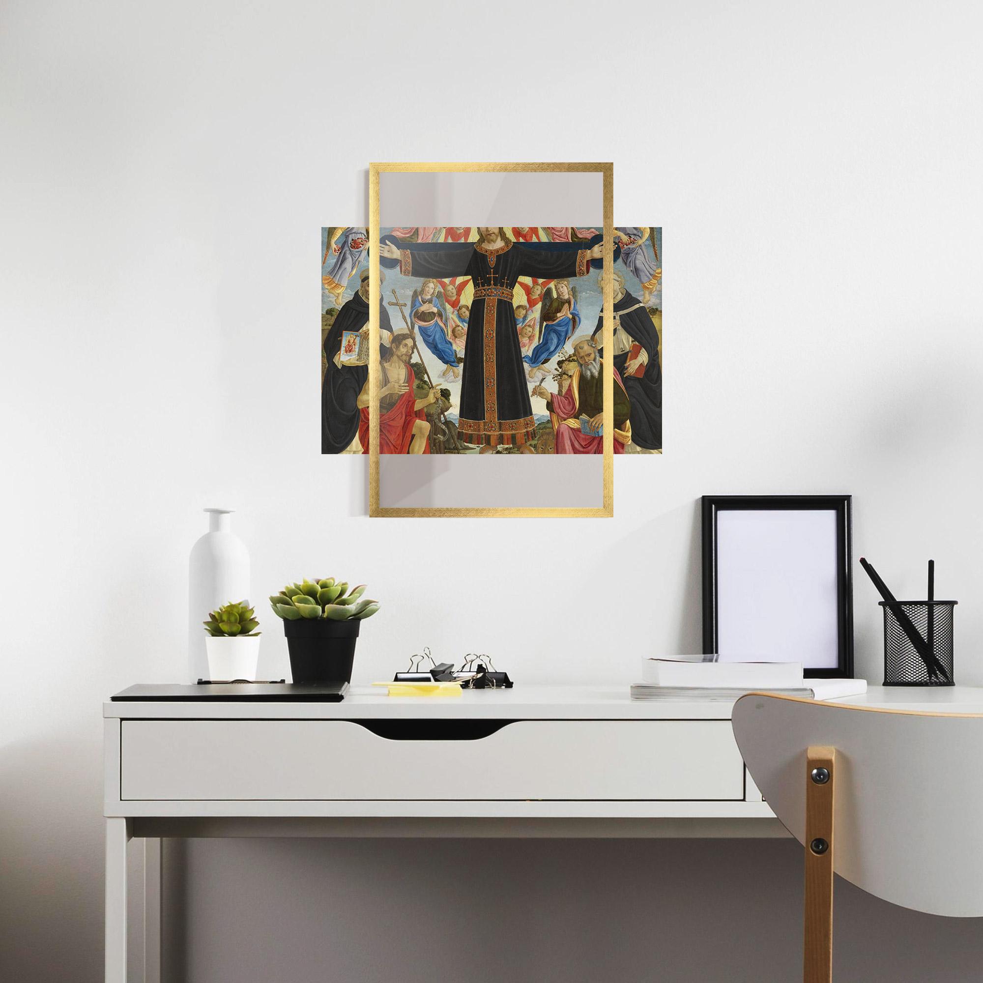 Рамкиран постер Open Divine Arms mockup 7