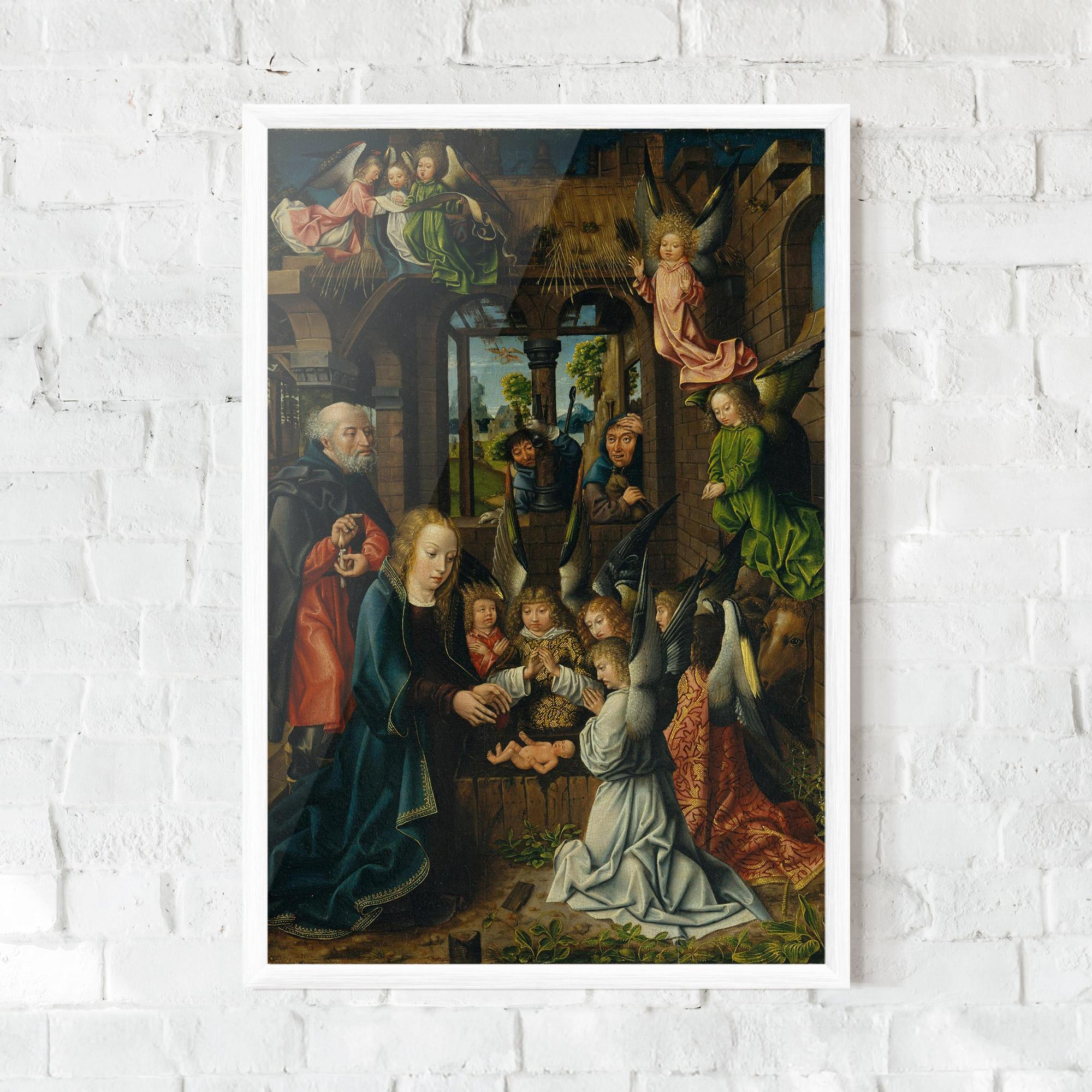 Рамкиран постер Small Angels Praying mockup 0