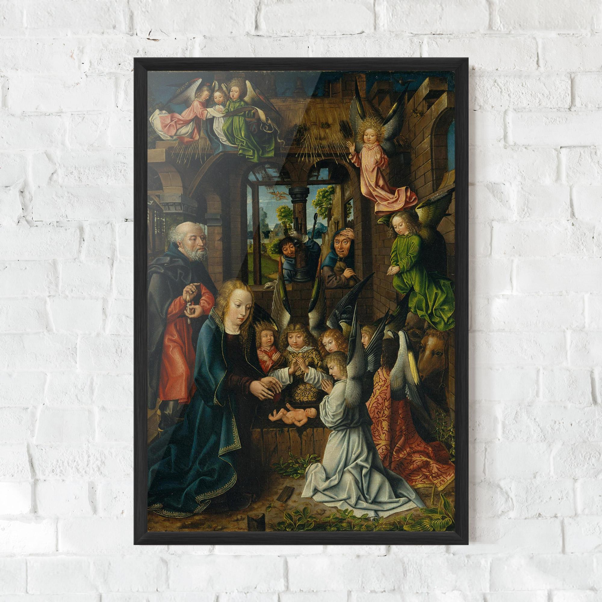 Рамкиран постер Small Angels Praying mockup 0