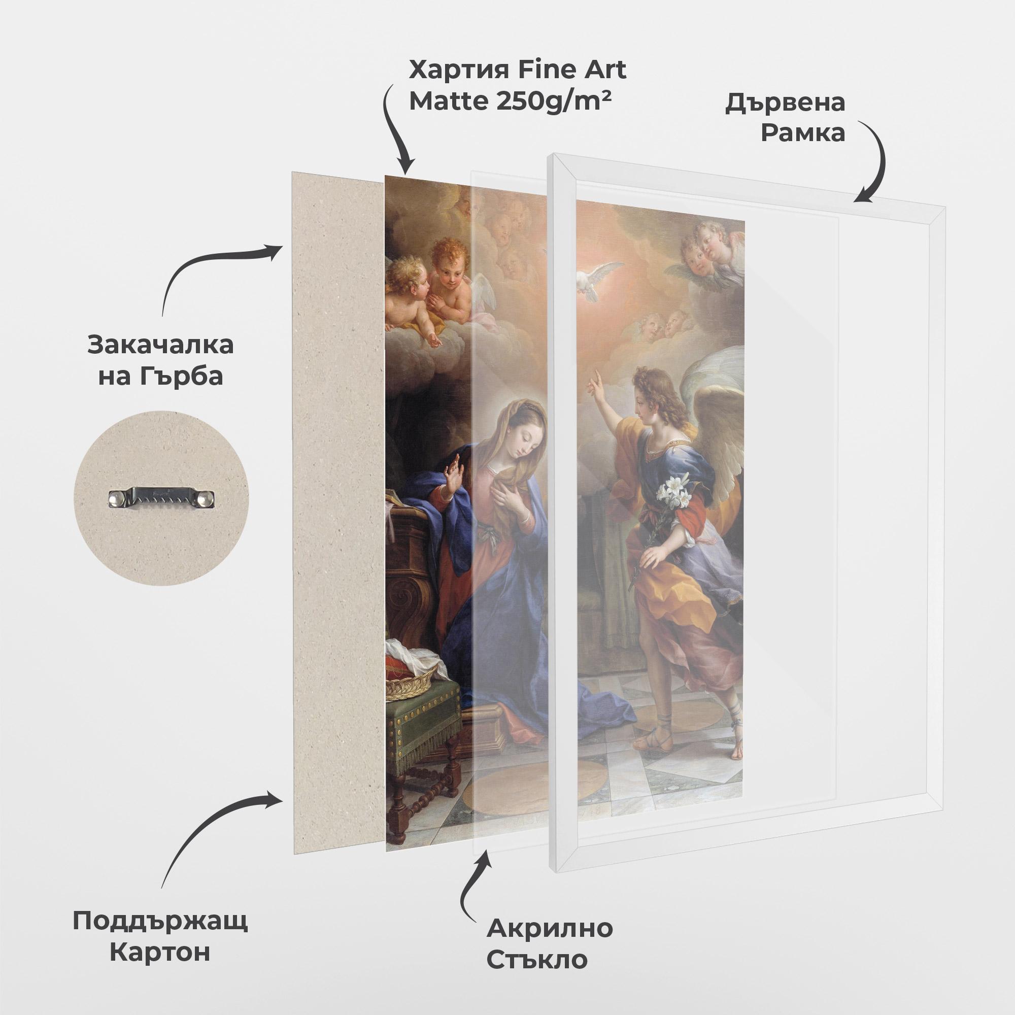 Рамкиран постер Lucky Bird mockup 1