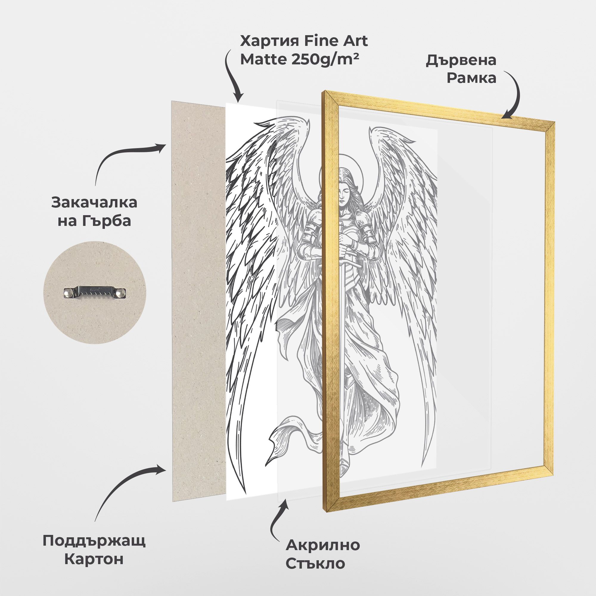 Grey Line Angel mockup 1