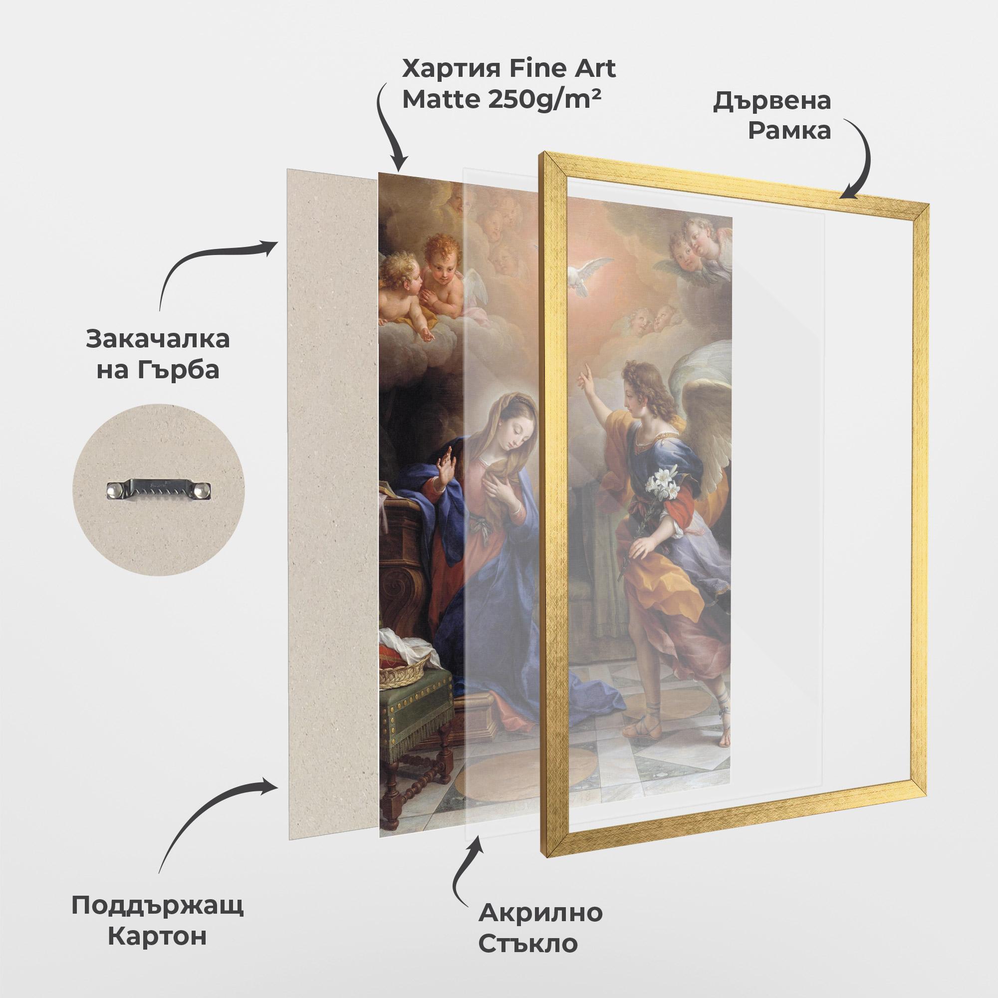 Рамкиран постер Lucky Bird mockup 1