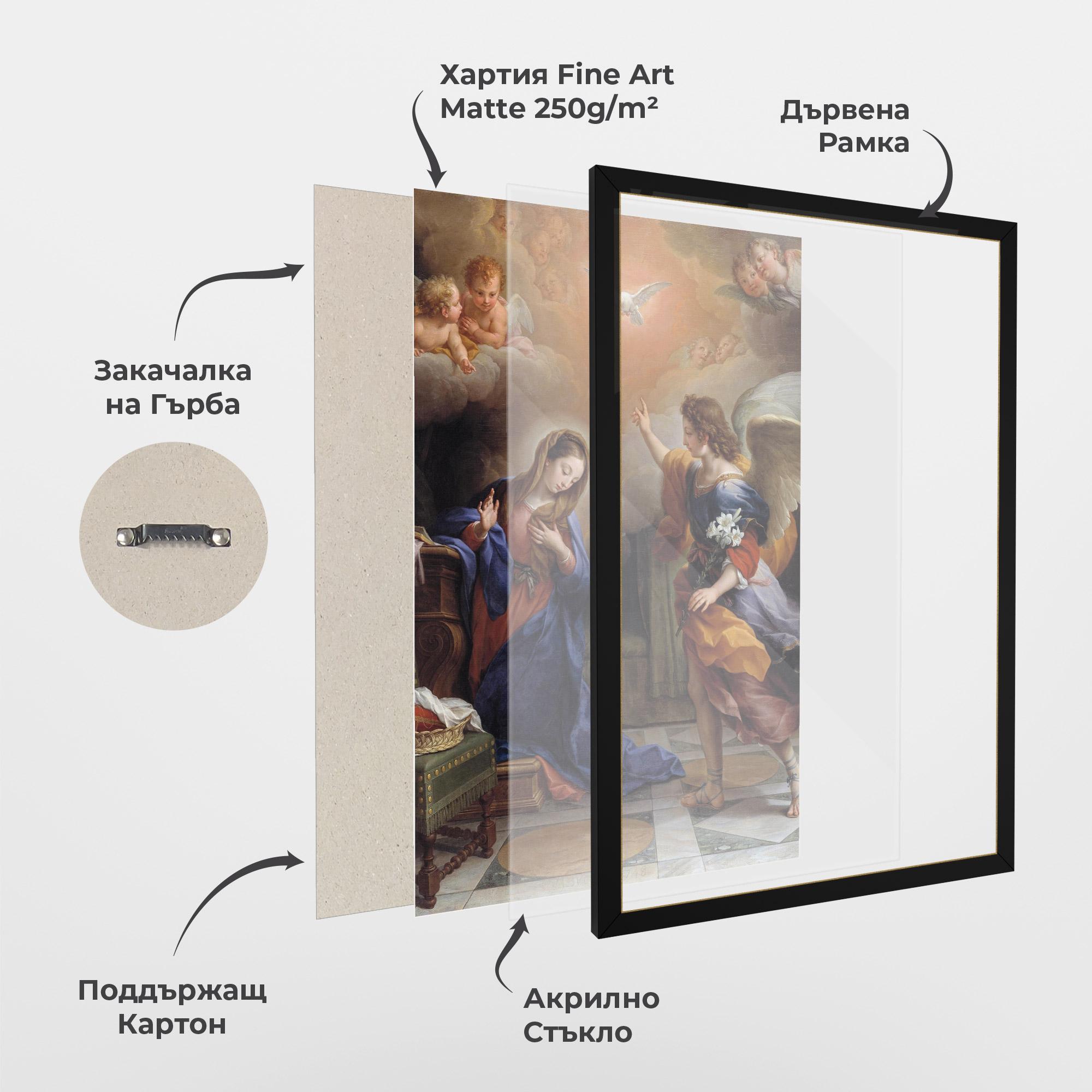 Рамкиран постер Lucky Bird mockup 1