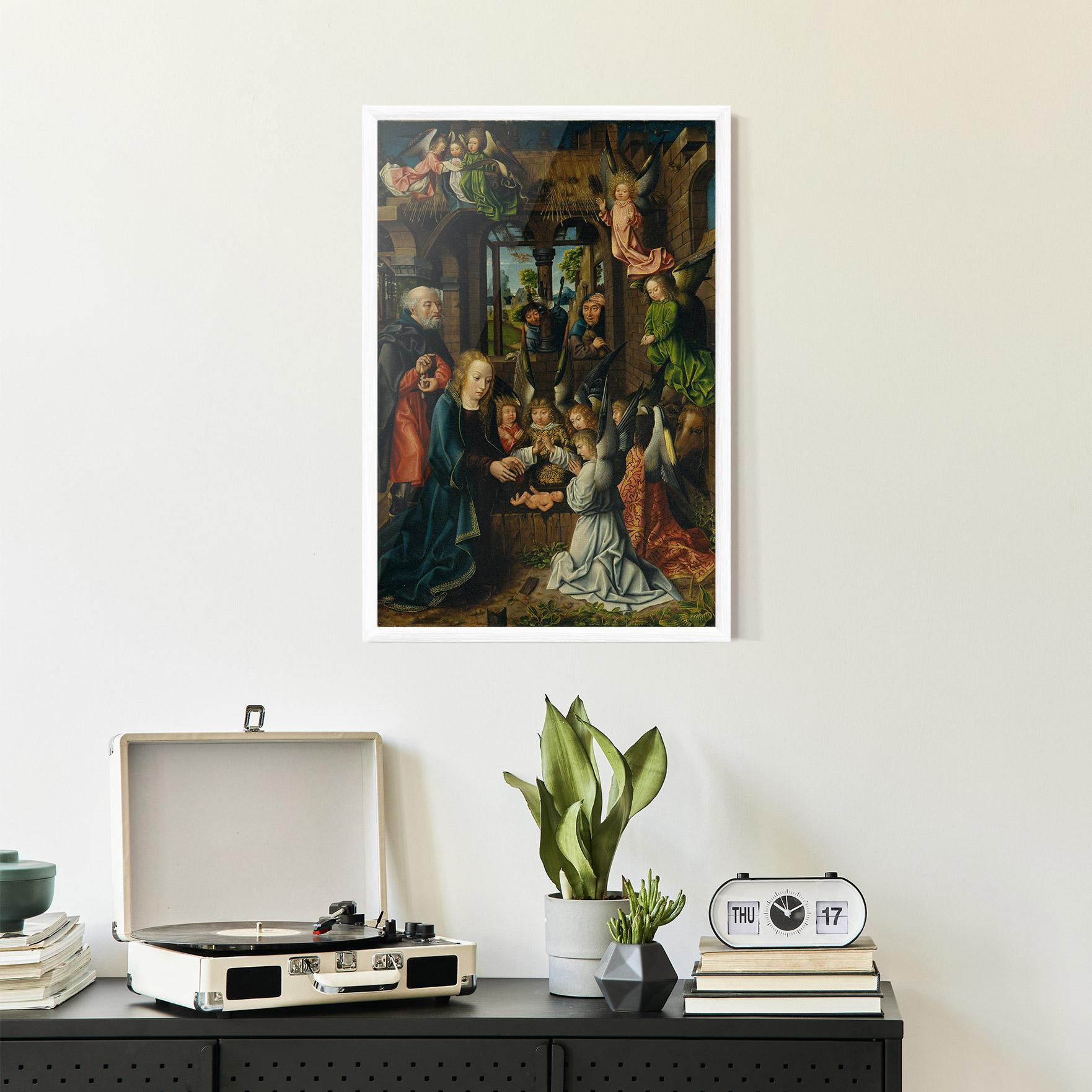 Рамкиран постер Small Angels Praying mockup 2