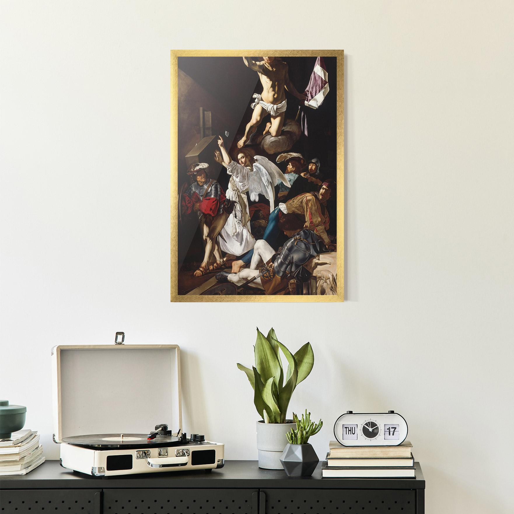 Рамкиран постер Angel Painting mockup 2