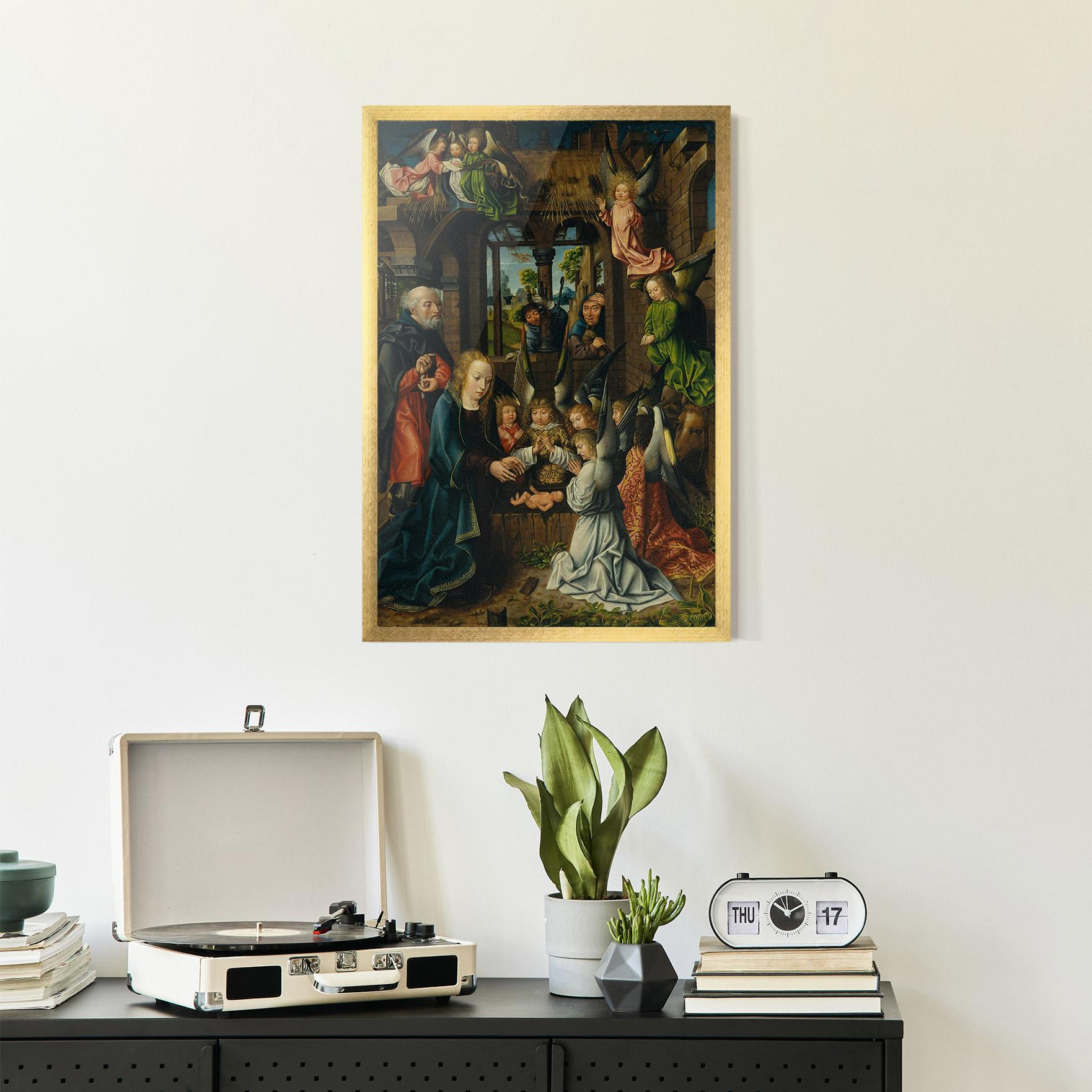 Рамкиран постер Small Angels Praying mockup 2