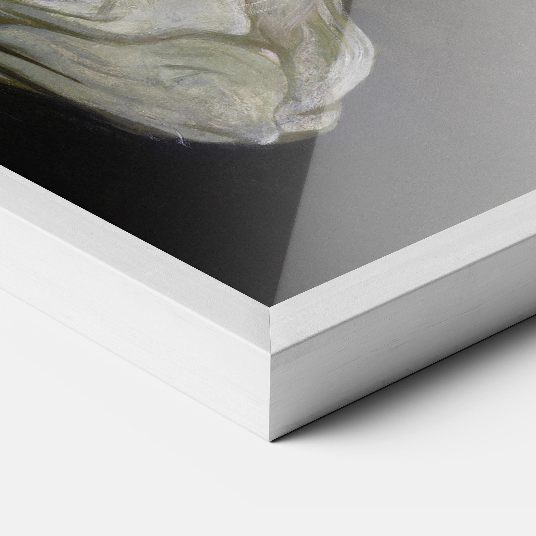 Рамкиран постер Angel Thinking mockup 3