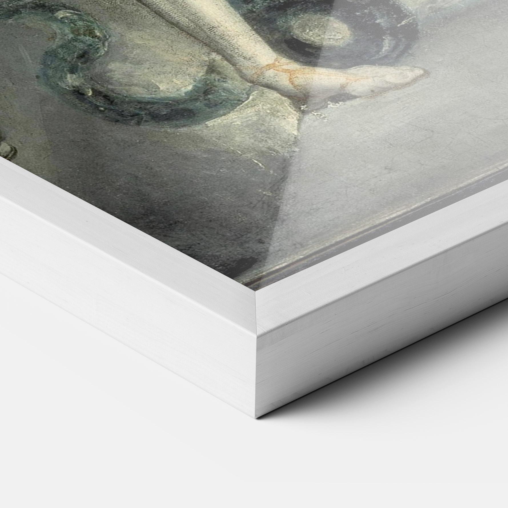 Рамкиран постер Old Angel Painting mockup 3