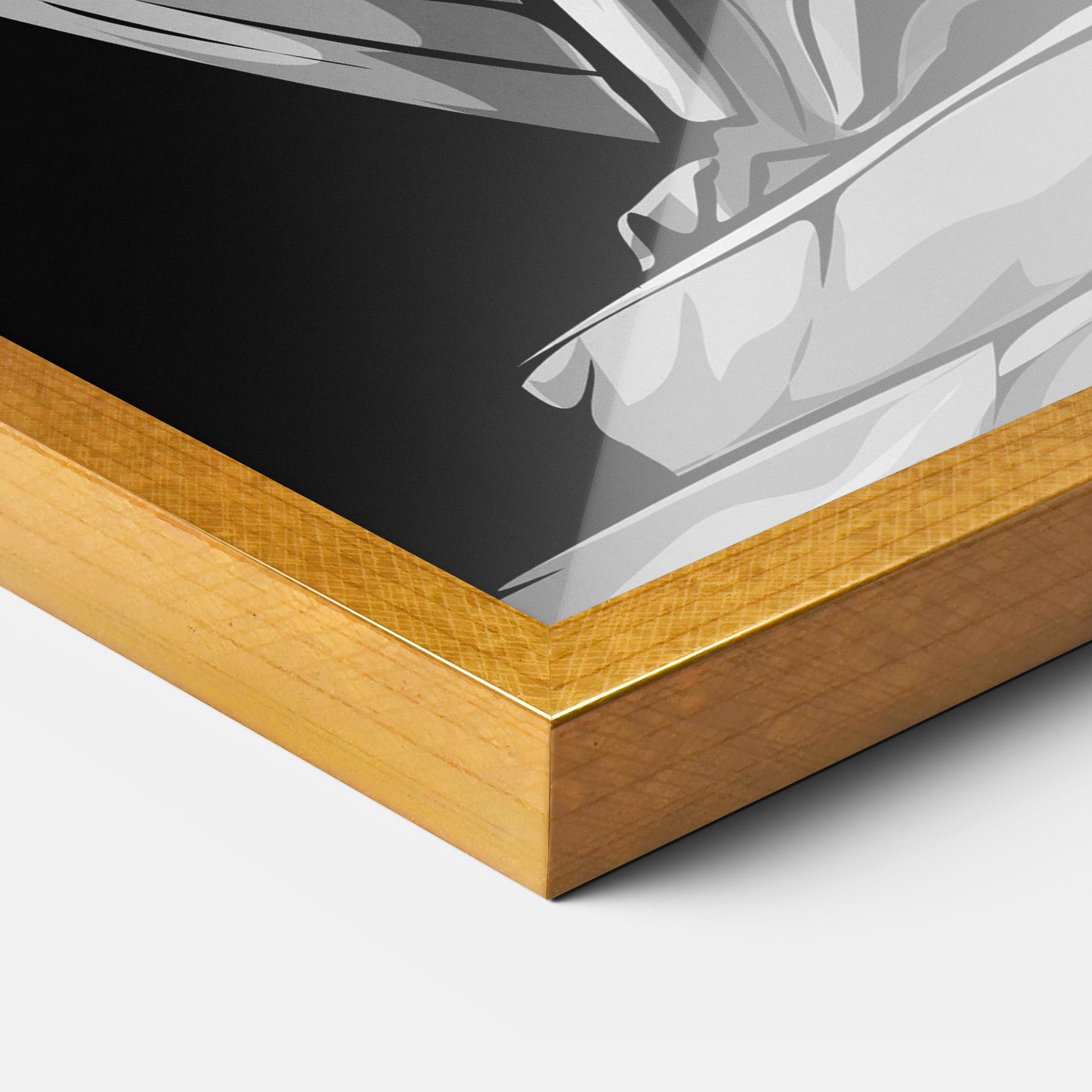 Рамкиран постер Pray Angel mockup 3