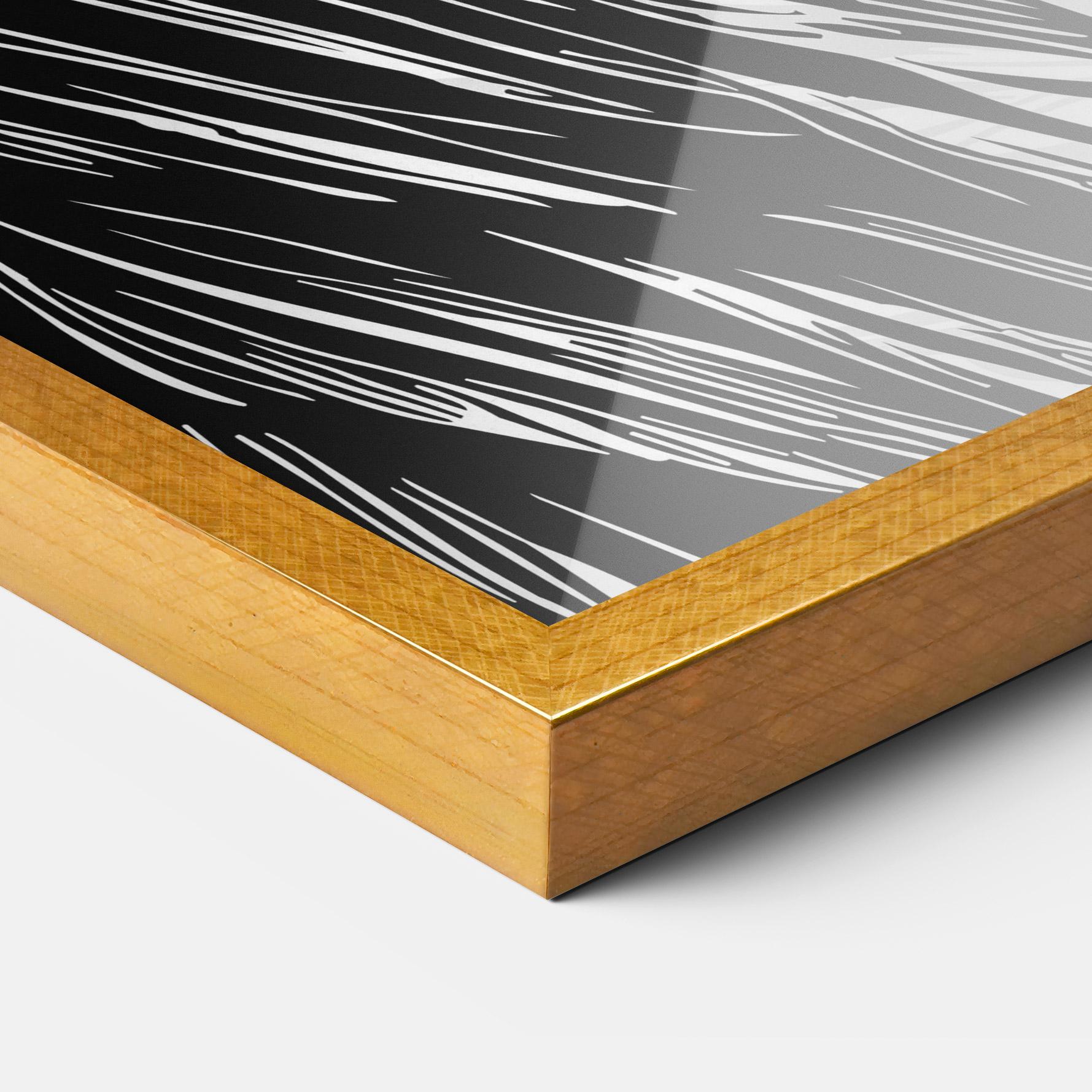 Рамкиран постер Wing Line mockup 3