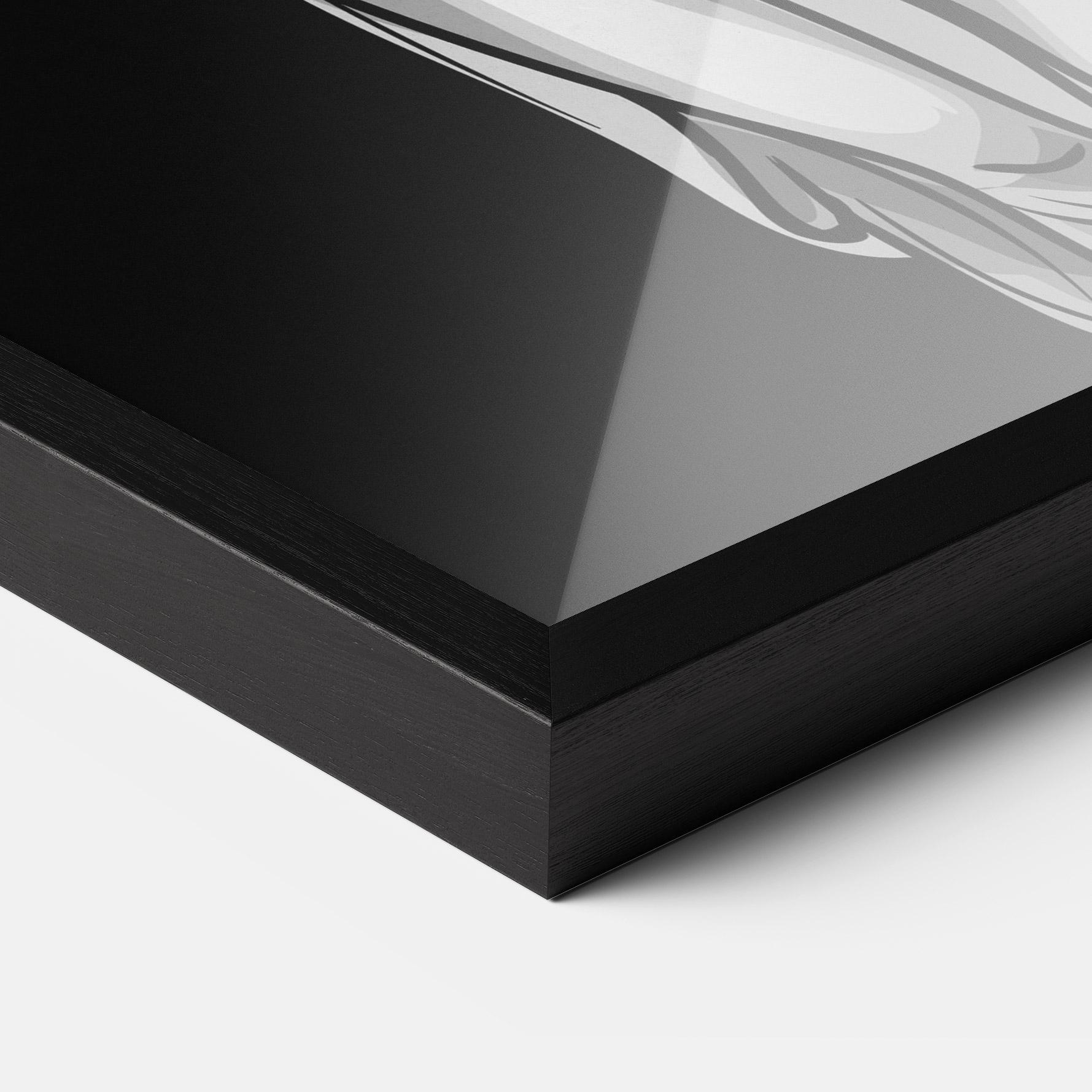 Рамкиран постер Angel Hand mockup 3