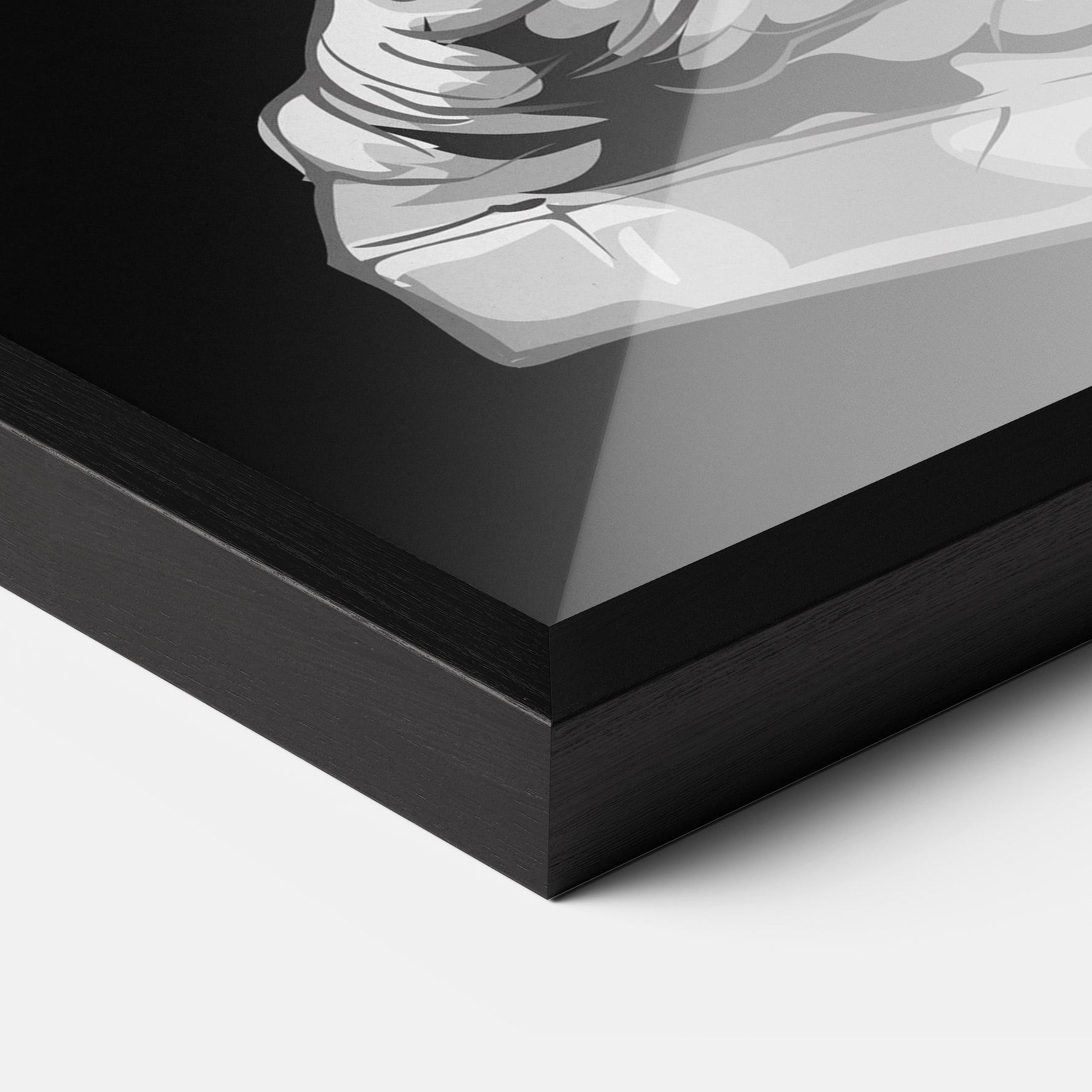 Рамкиран постер Angel Pray mockup 3