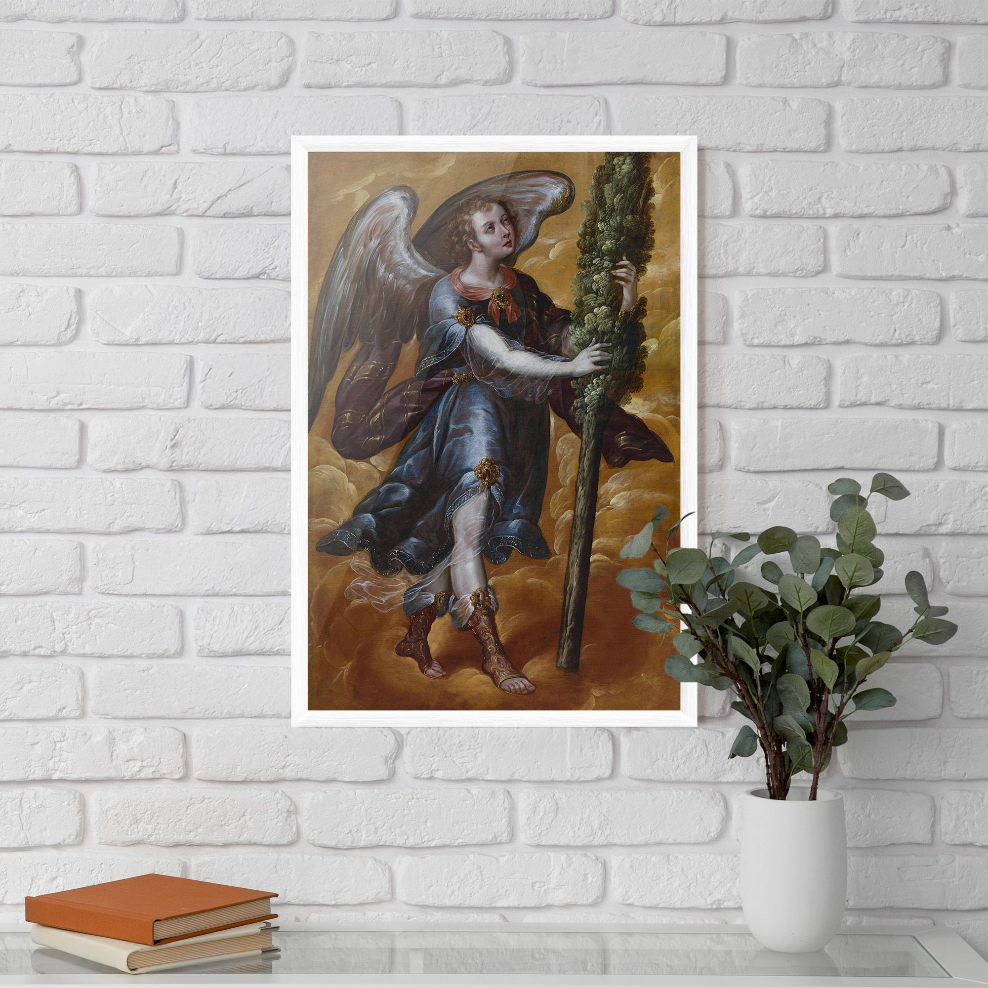 Angel Holding A Tree mockup 5