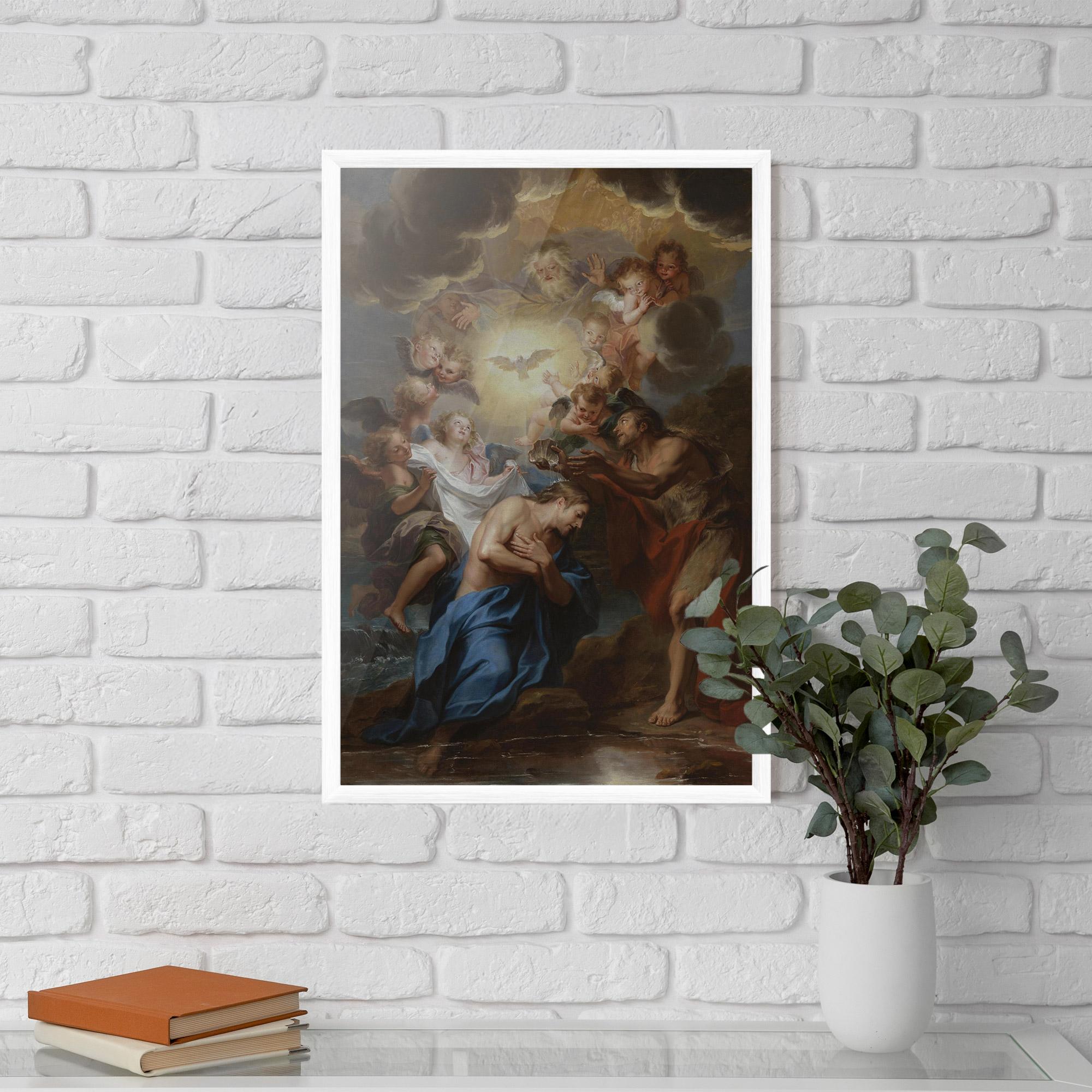 Рамкиран постер Bird Floating mockup 5