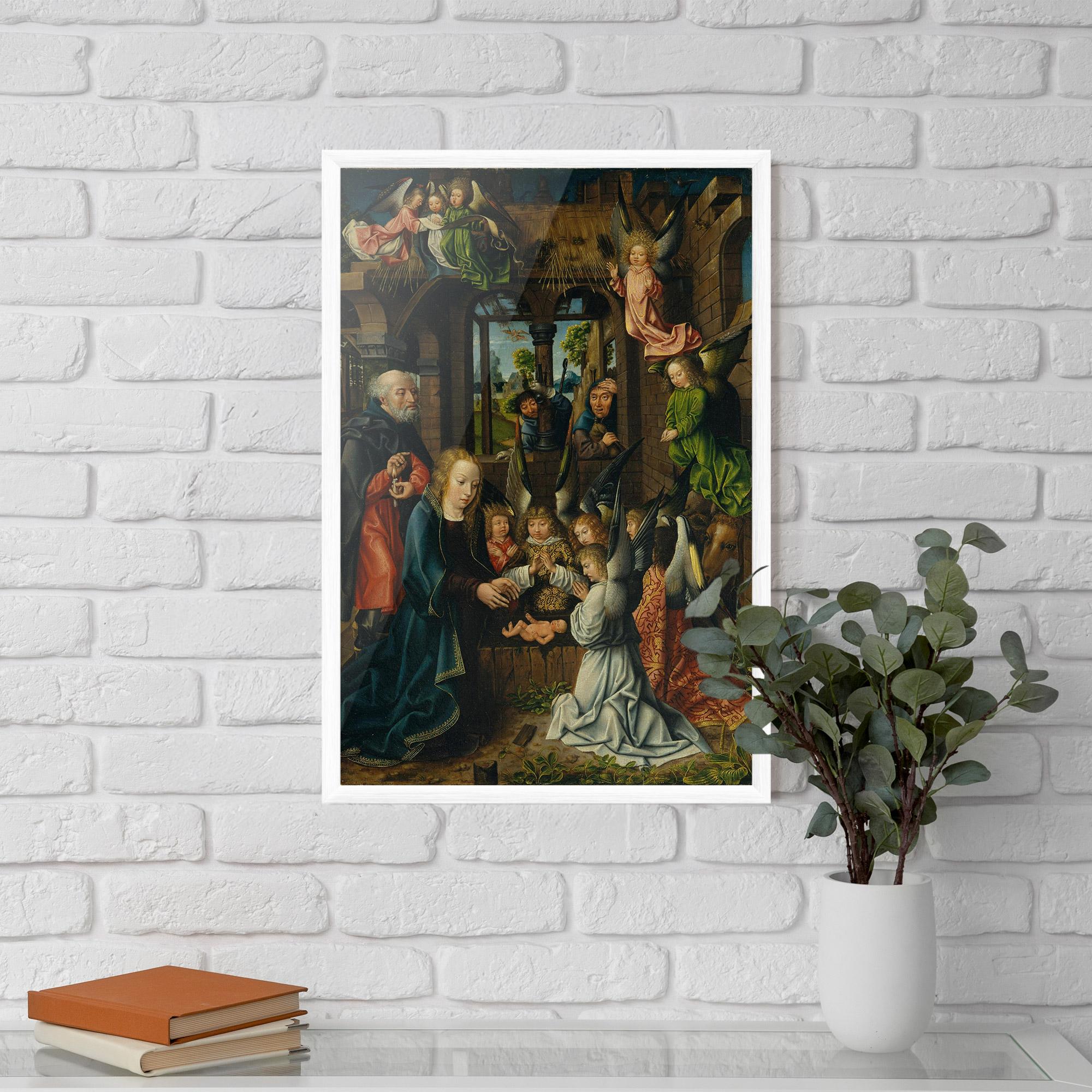 Рамкиран постер Small Angels Praying mockup 5