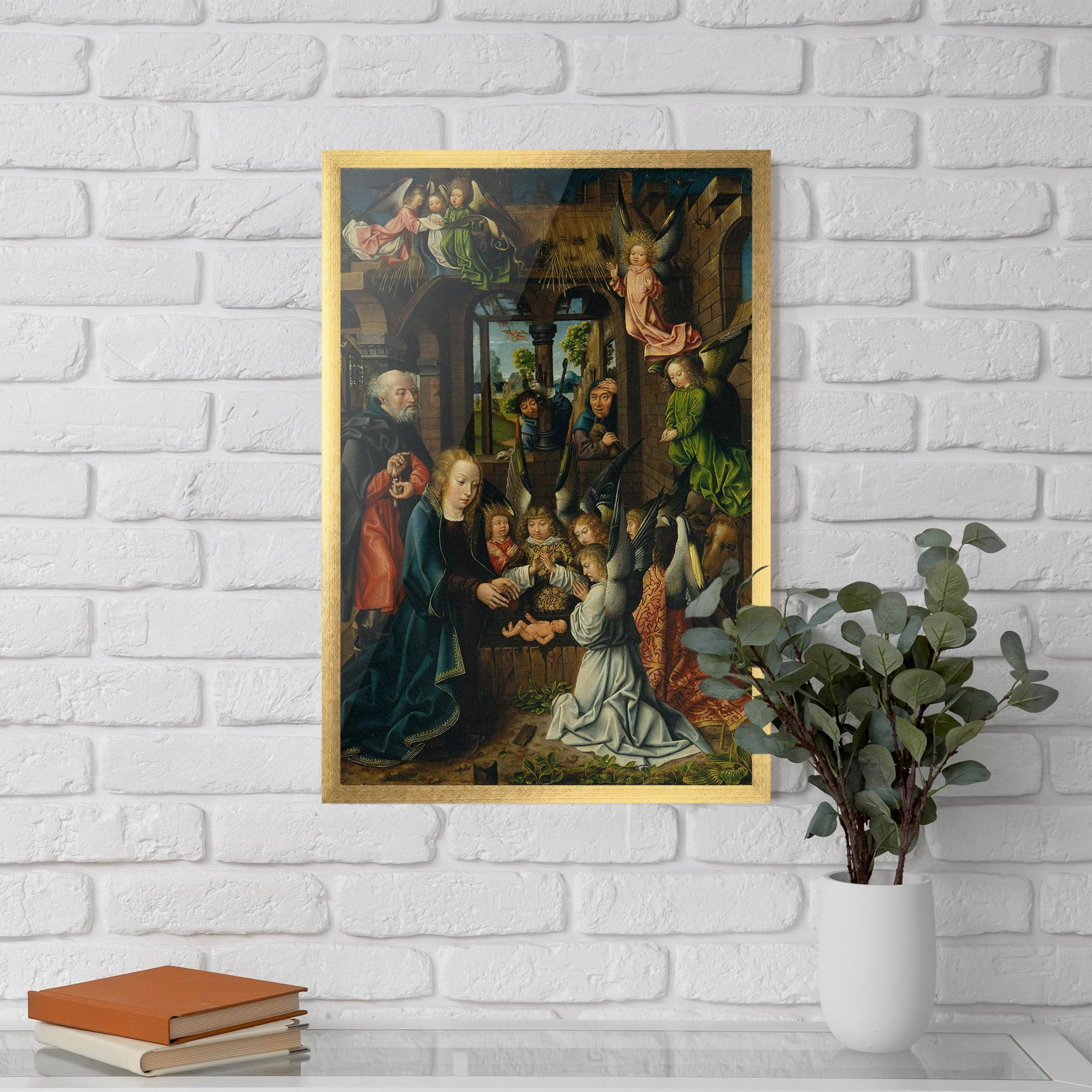 Рамкиран постер Small Angels Praying mockup 5